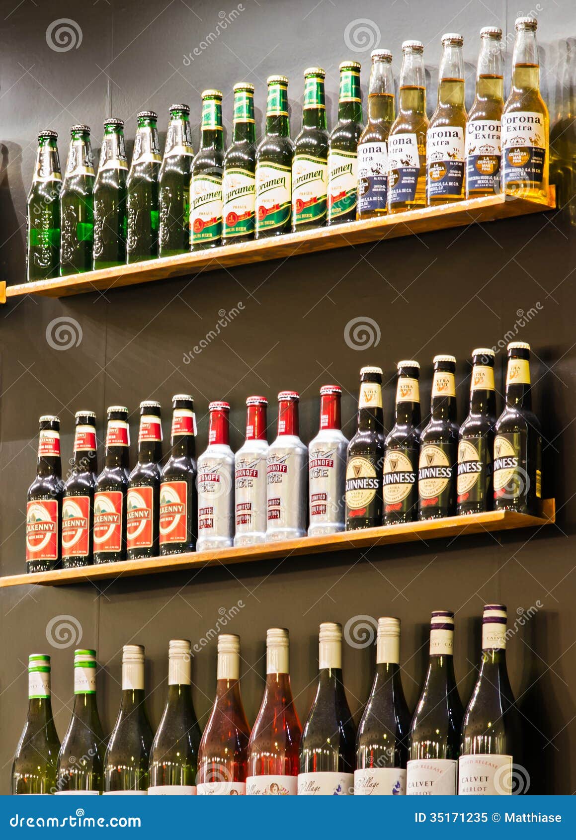 estantes para bebidas