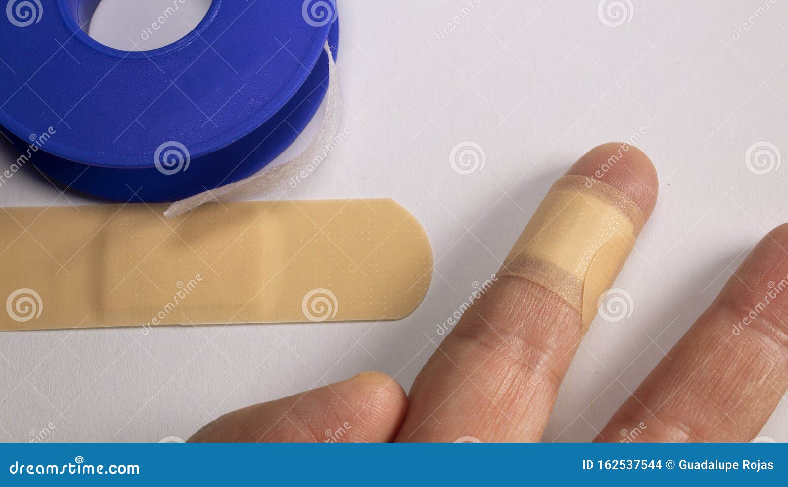 adhesive bandage for minor cuts. a collection of adhesive bandages