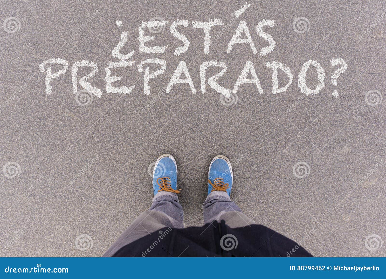 ÃÂ¿estas preparado?, spanish text for are you ready?