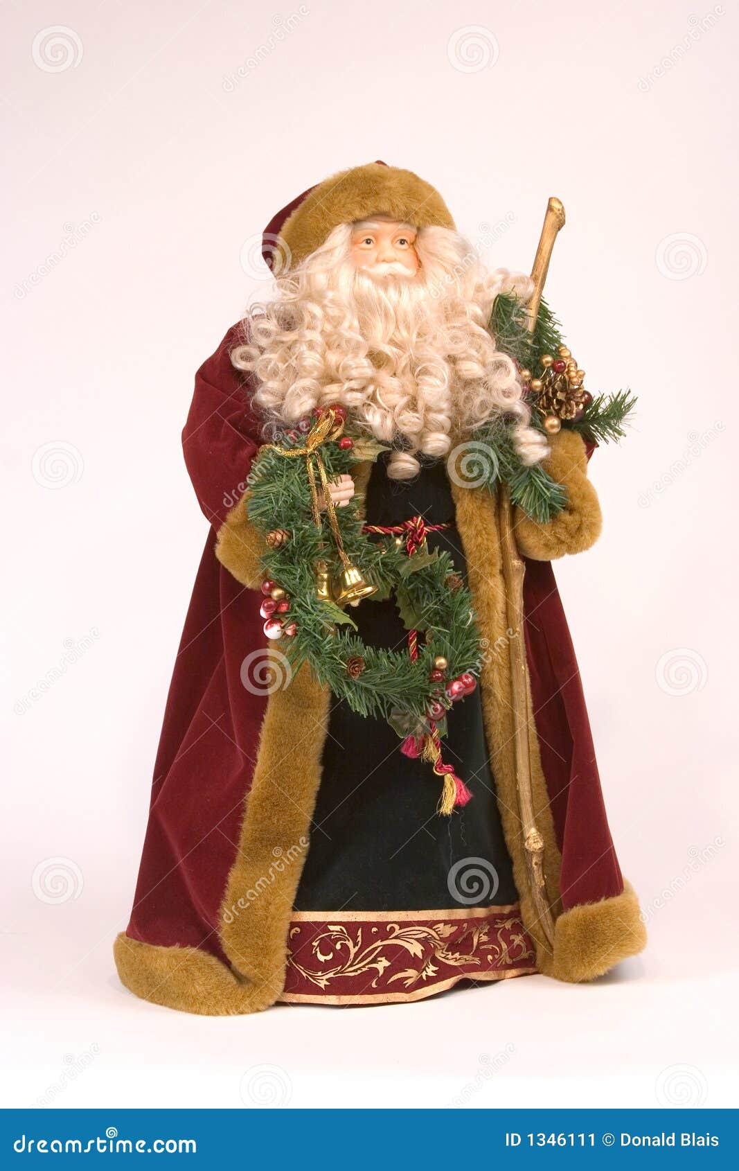 Estatua De La Navidad De San Nicolás Imagen de archivo Imagen de