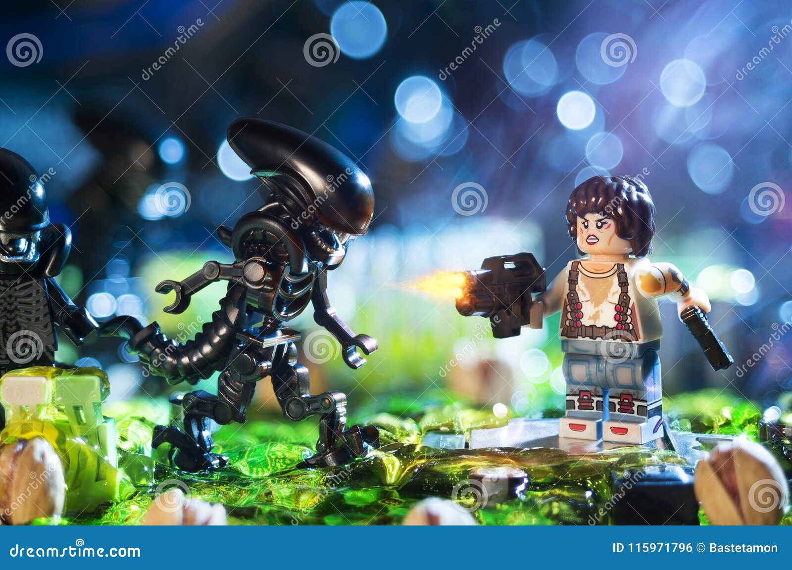 Estatuetas Do Filme De LEGO Alien Foto Editorial - Imagem de ficcional,  ilustrativo: 115971796, image size:1600x1152