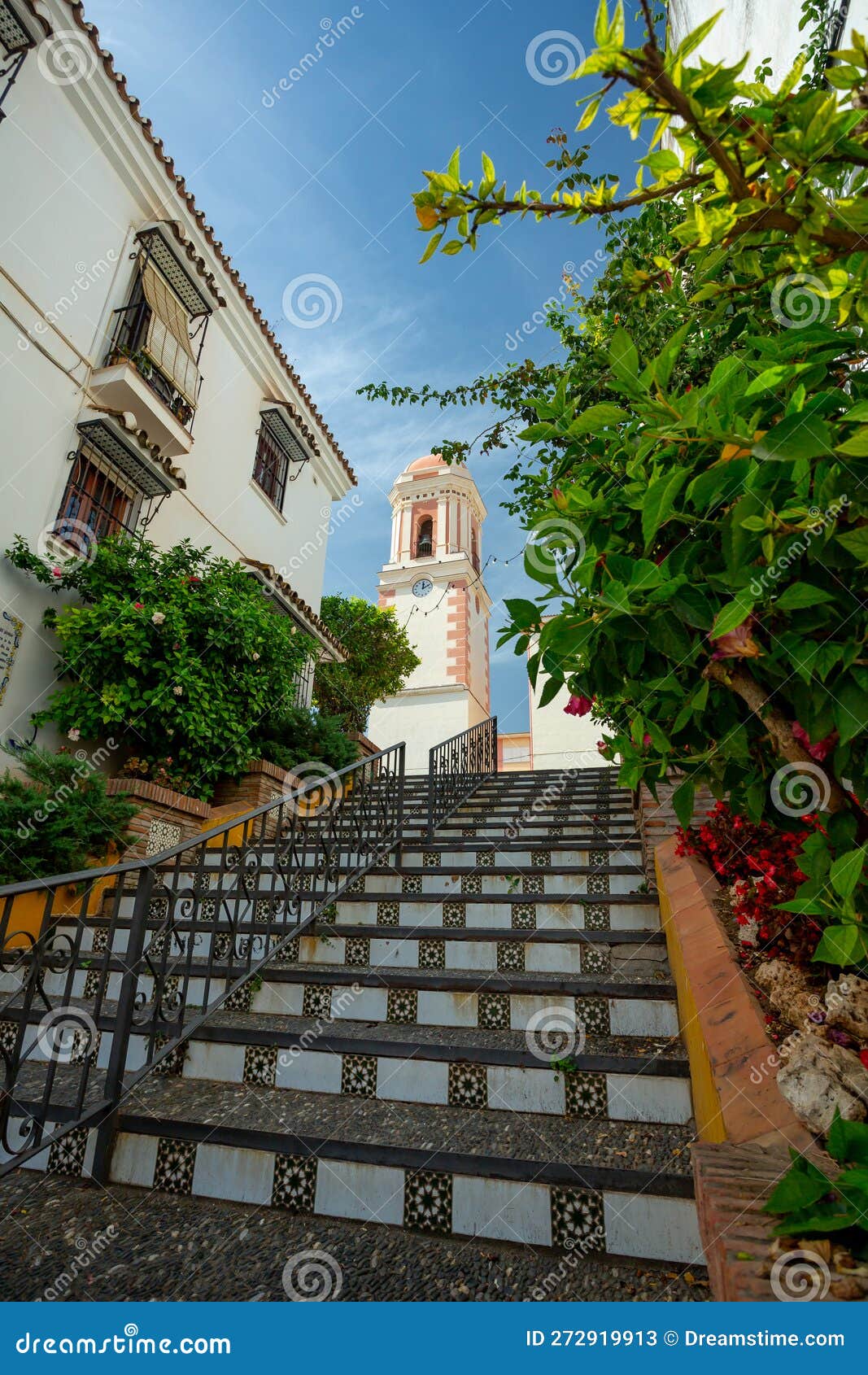 estepona, spain. reloj tower