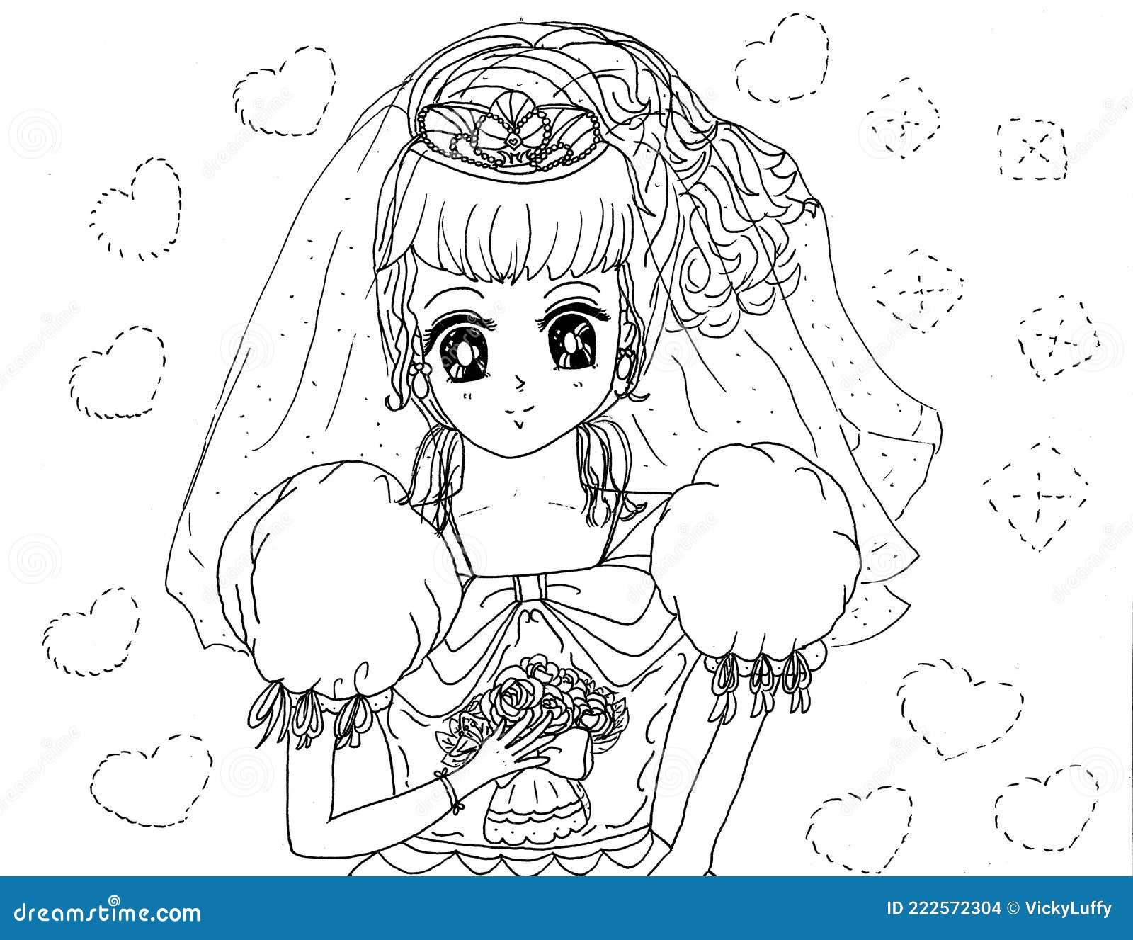 Line art Anime Desenho Feminino Manga, manga, branco, criança