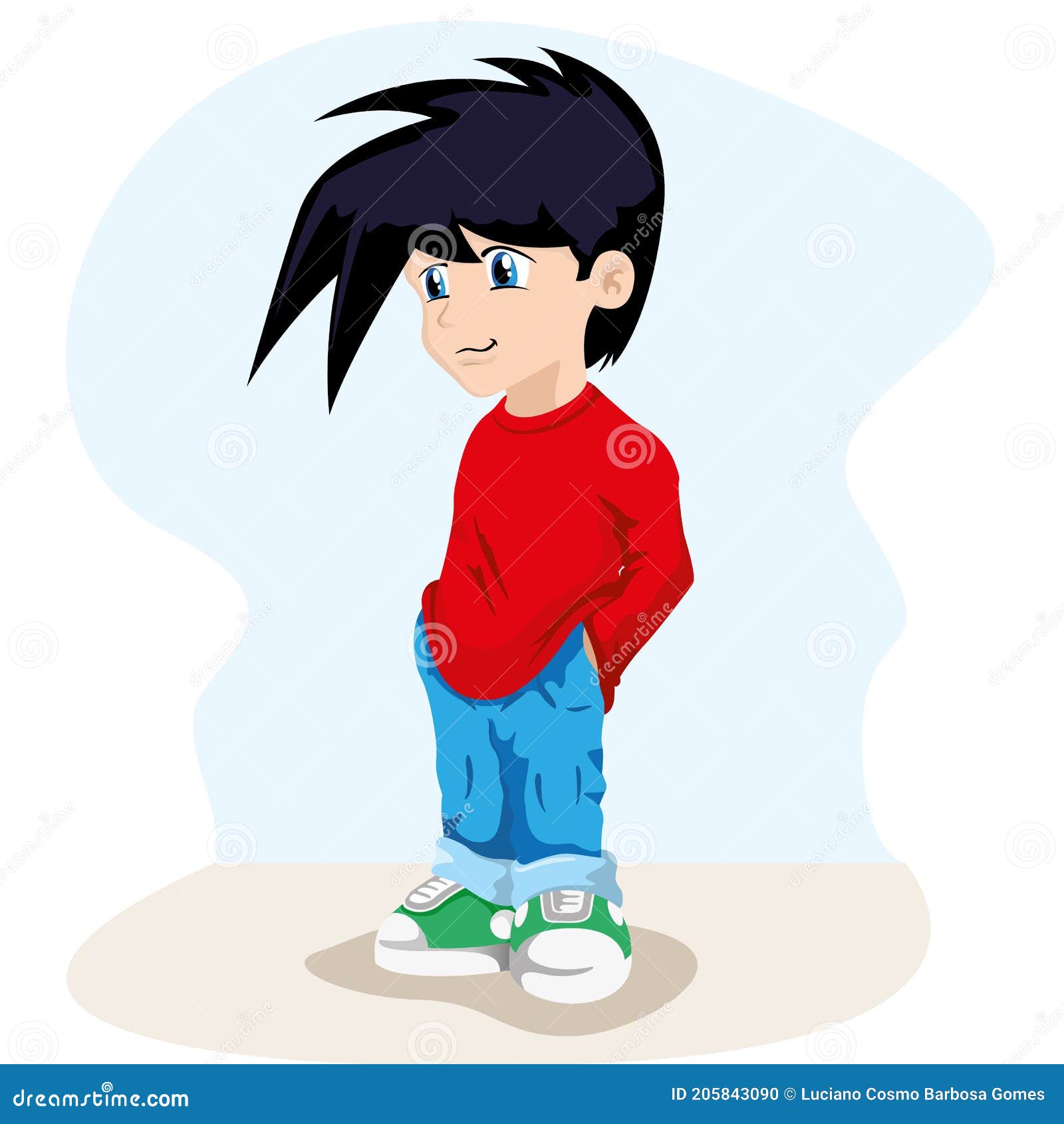Estilo De Anime Infantil De Pie Con Las Manos En El Bolsillo Ilustración del Vector - Ilustración de alegre, cultura: 205843090 Estilo De Anime Infantil De Pie Con Las Manos En El Bolsillo Ilustración del Vector - Ilustración de alegre, cultura: 205843090