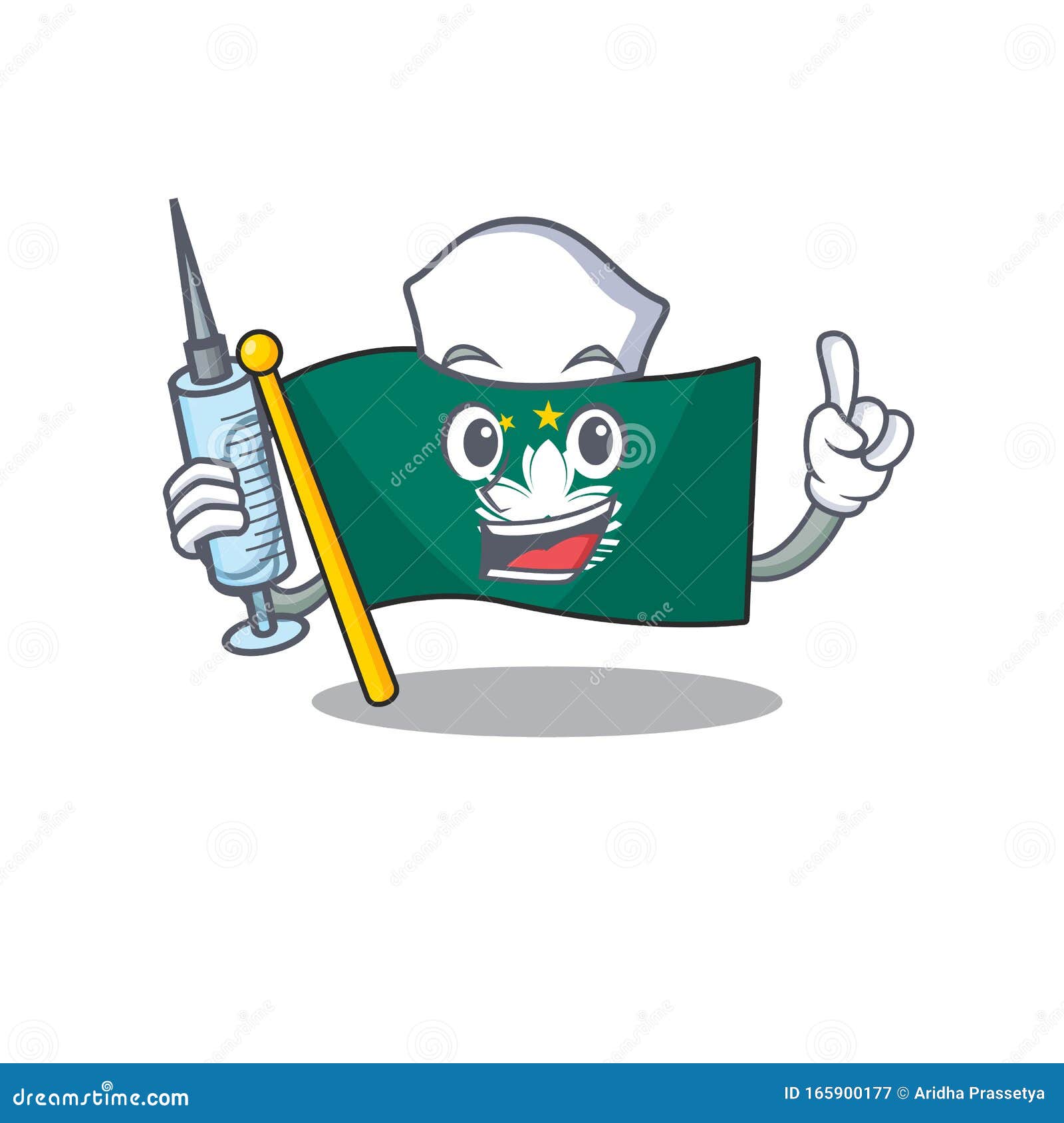 desenho de personagem mascote enfermeira fofa