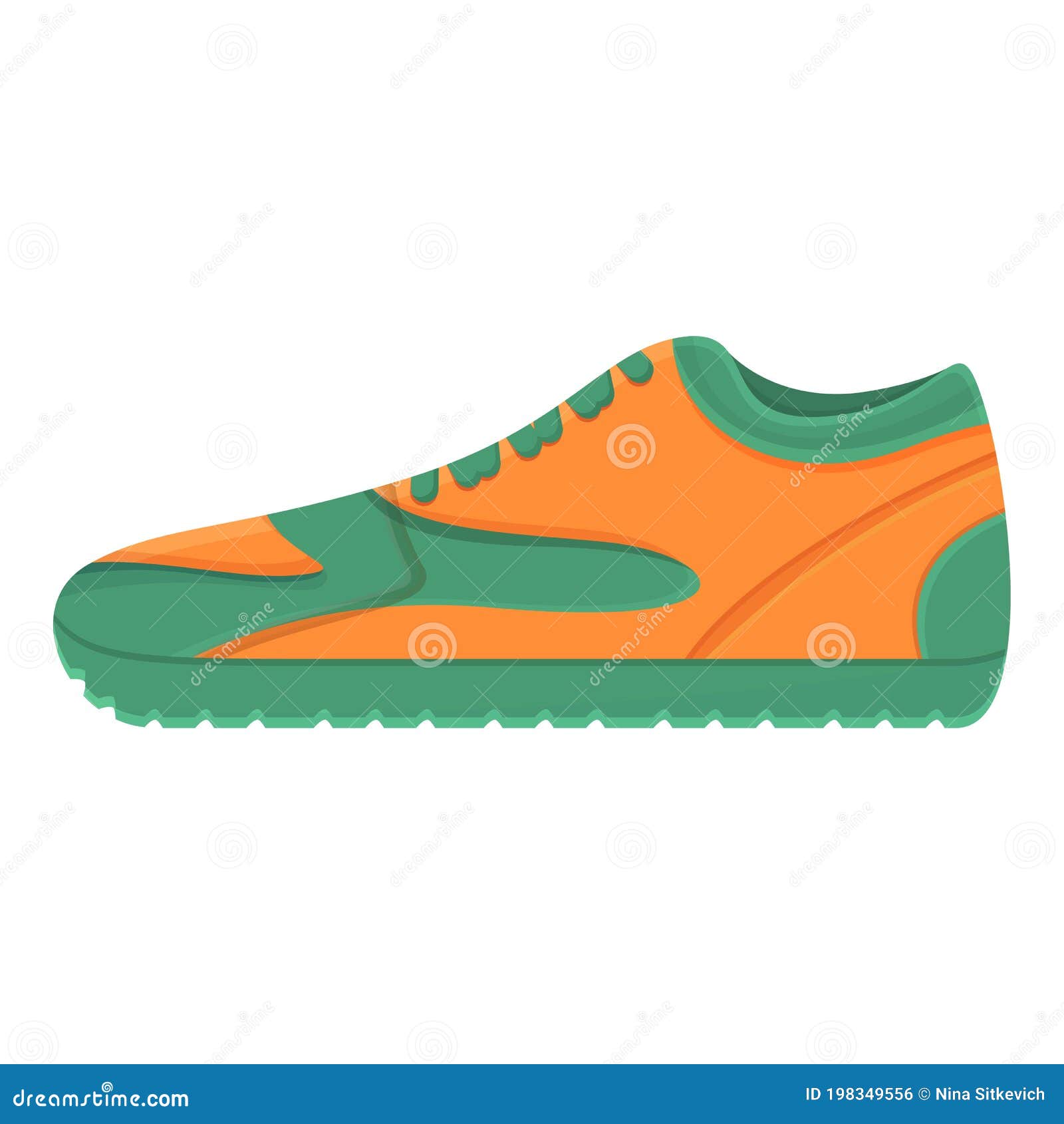 Estilo De Dibujos Animados De Iconos De Adidas Sneakers Ilustración del Vector - de ropa, zapato: 198349556