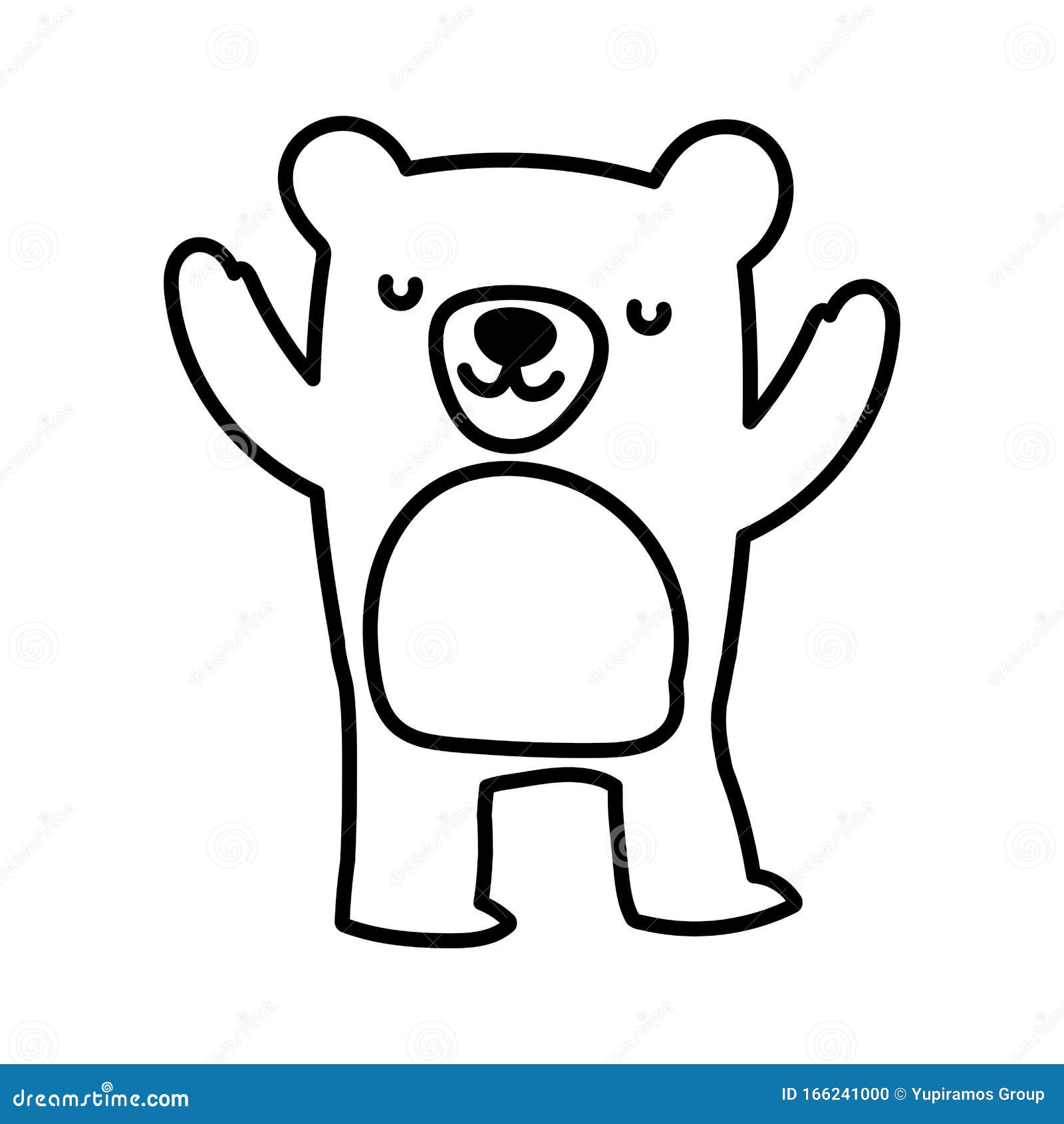 Estilo De La Línea De Dibujos Animados Para Animales De Oso Mate Ilustración del Vector - Ilustración de contorno, sonrisa: 166241000 Estilo De La Línea De Dibujos Animados Para Animales De Oso Mate Ilustración del Vector - Ilustración de contorno, sonrisa: 166241000