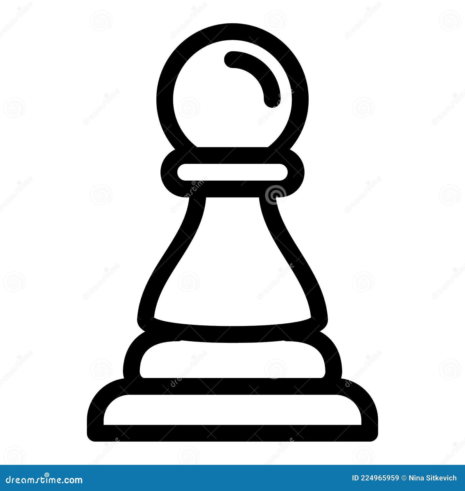 Peão de xadrez - ícones de jogos grátis