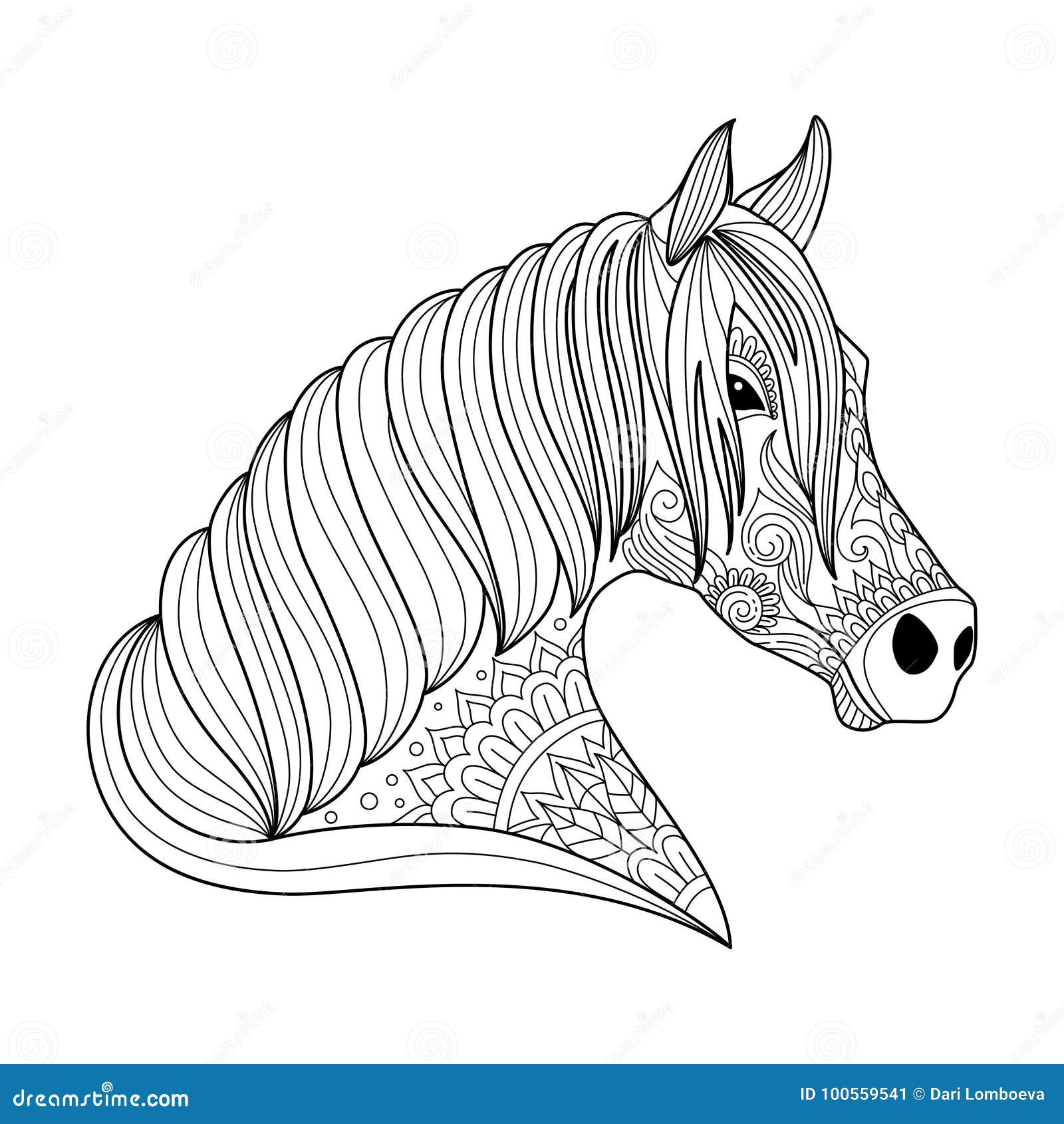 Desenhos de cavalos para colorir para crianças. imprima-os online  gratuitamente.