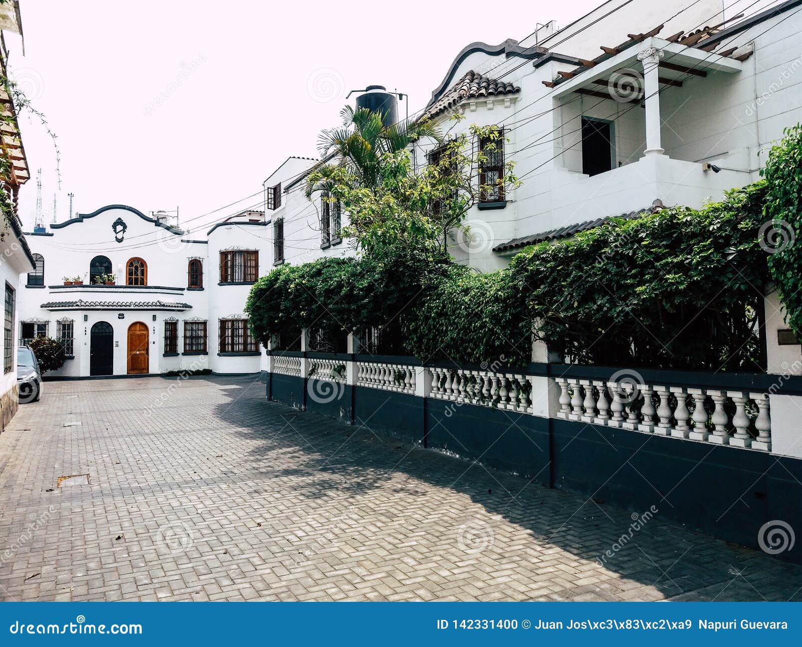 Estilos De Edificios Y De Casas De Miraflores En Lima Perú Foto de