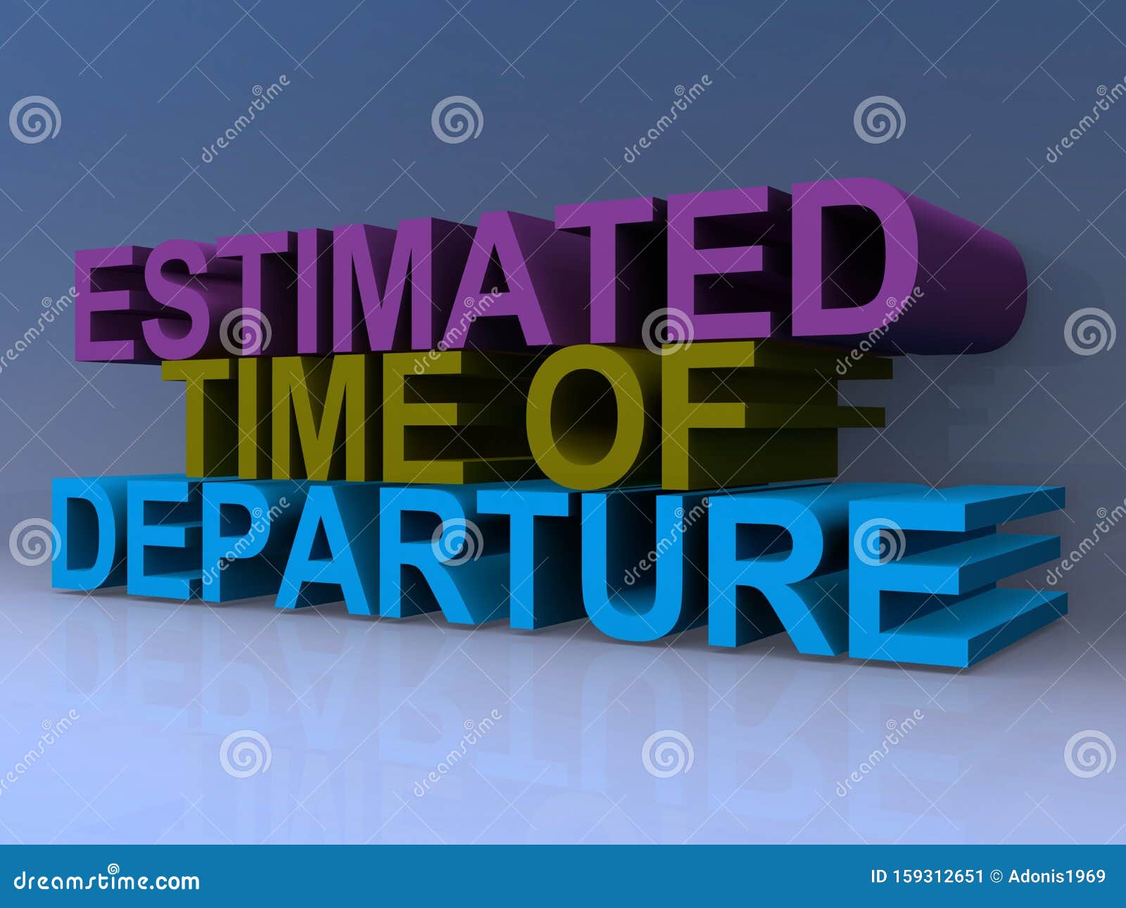 Estimated Time of Departure Stock Illustration Illustration of model, bubble 159312651