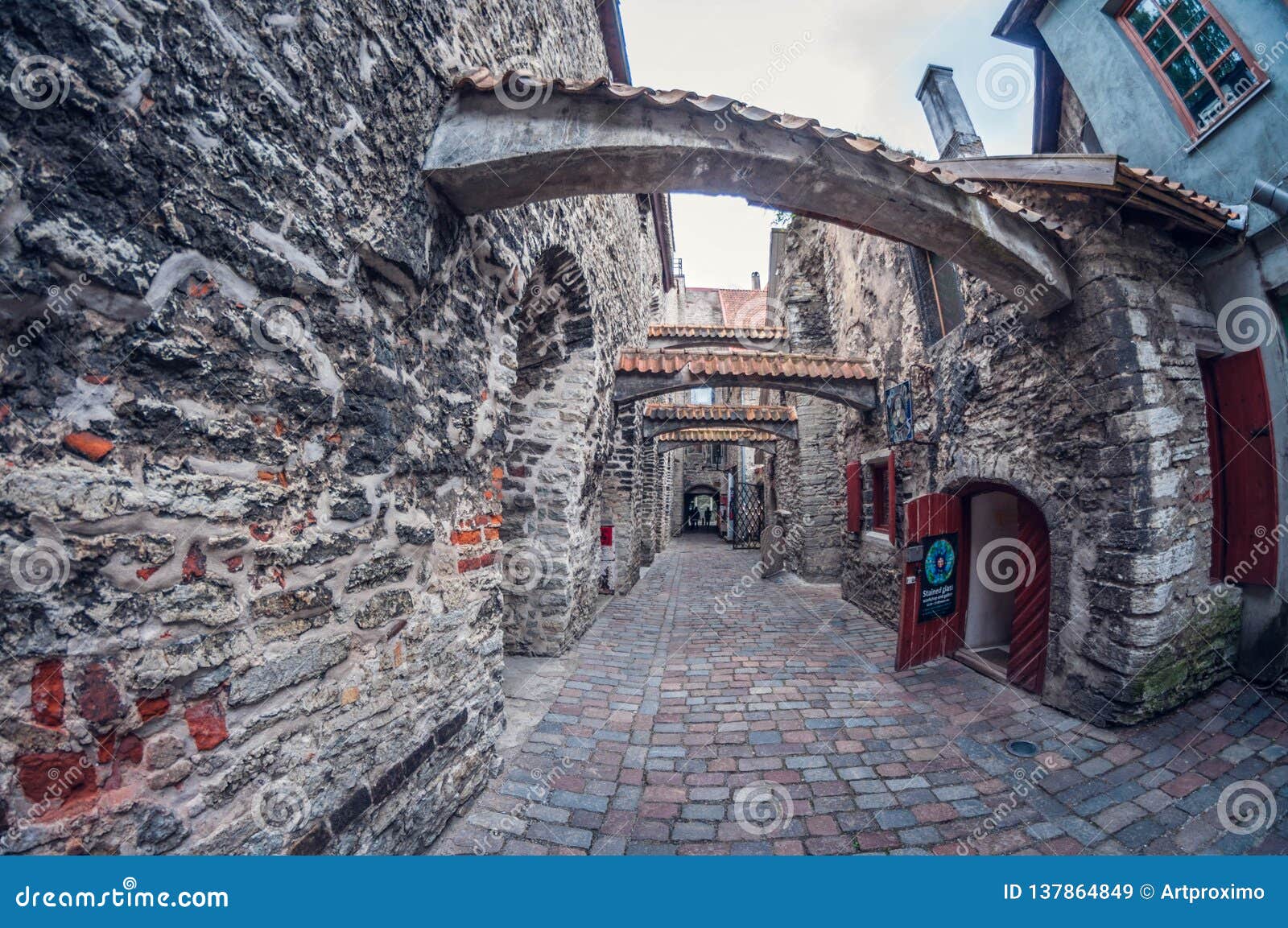 Download Estonia, Tallinn - May 17, 2016: Old Town Street ...
