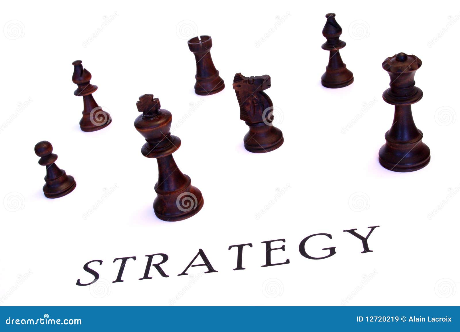 Estratégia da xadrez imagem de stock. Imagem de organizar - 12720219