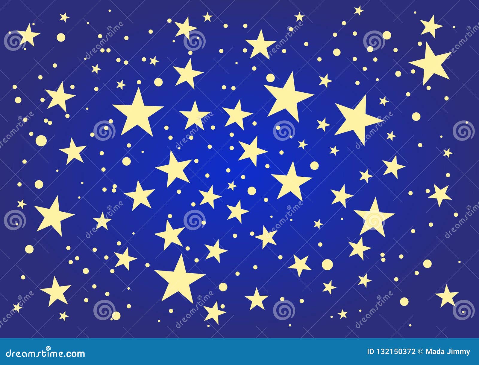 Estrellas Amarillas En Fondo Azul Marino Del Ejemplo Foto de archivo -  Ilustración de tarjeta, fichero: 132150372