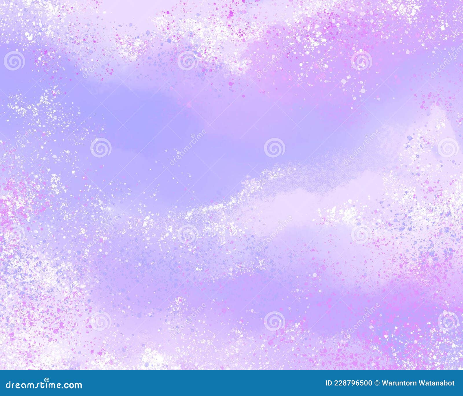 Estrellas De Galaxia Rosa Pastel Estilo De Pintura En Nube Stock de  ilustración - Ilustración de flor, fuente: 228796500