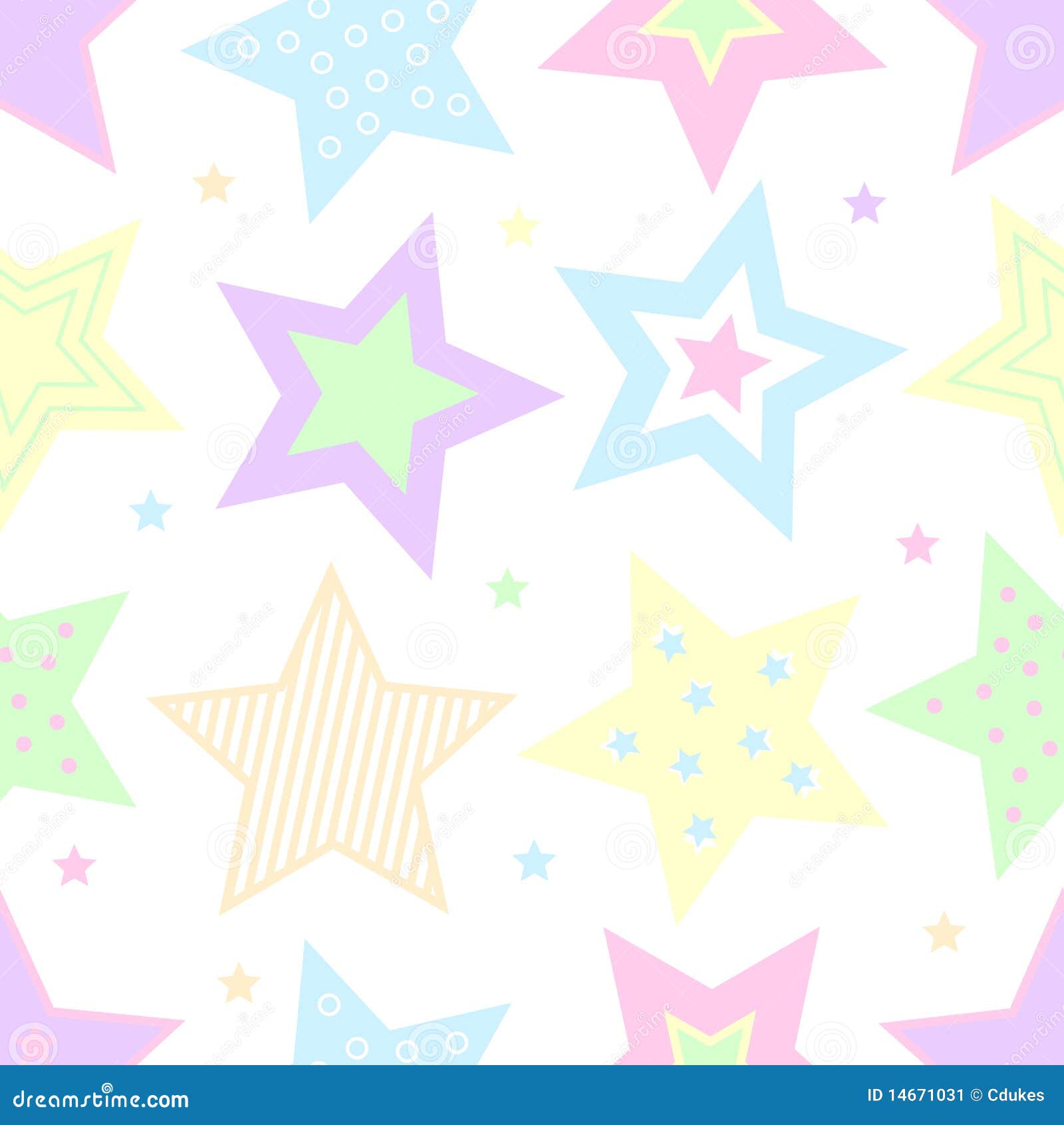 Estrellas En Colores Pastel Stock de ilustración - Ilustración de  wallpaper, color: 14671031