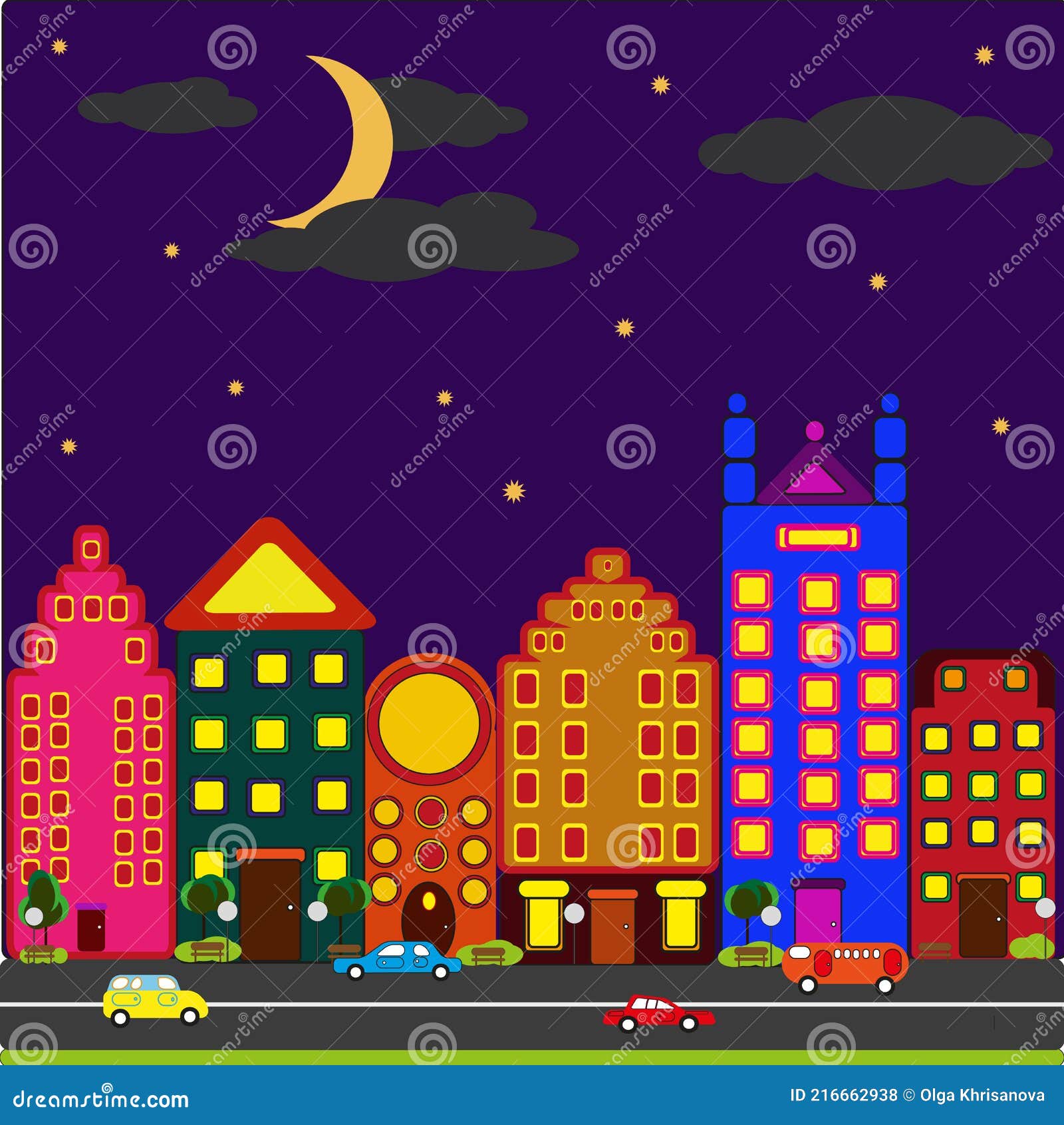Estrellas Sobre Dibujos Animados Ciudad Noche Confort Y Calidez Ilustración del Vector - Ilustración de lindo, alegre: 216662938 Estrellas Sobre Dibujos Animados Ciudad Noche Confort Y Calidez Ilustración del Vector - Ilustración de lindo, alegre: 216662938