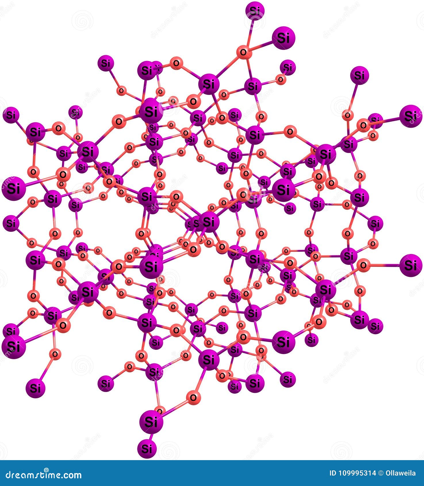 Estrutura Molecular Anandamida Isolada Em Branco Ilustração Stock