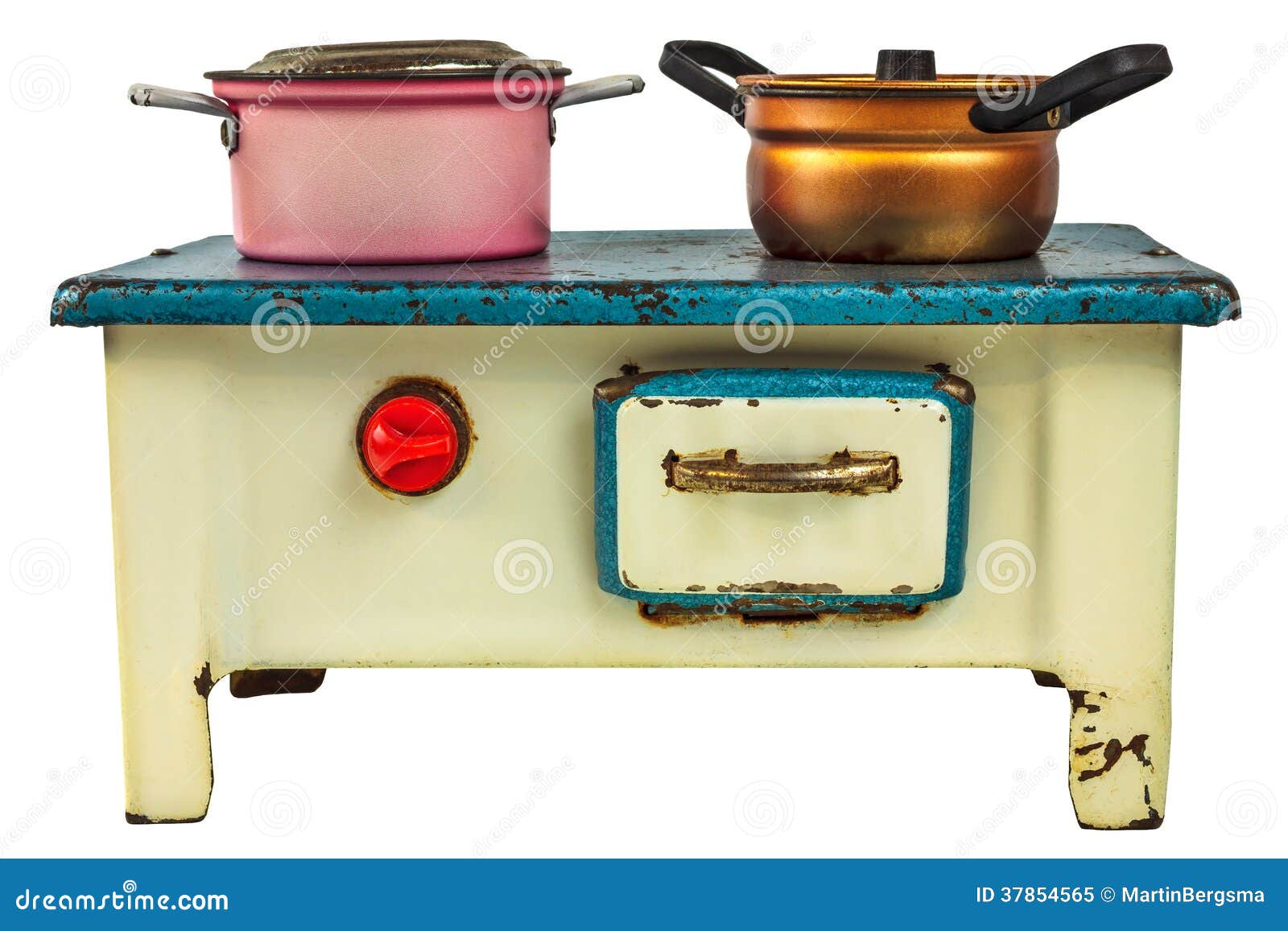 Estufa De Cocinar De La Casa De Muñecas Retra Aislada En Blanco Imagen de archivo - Imagen de retra, cocinar: 37854565
