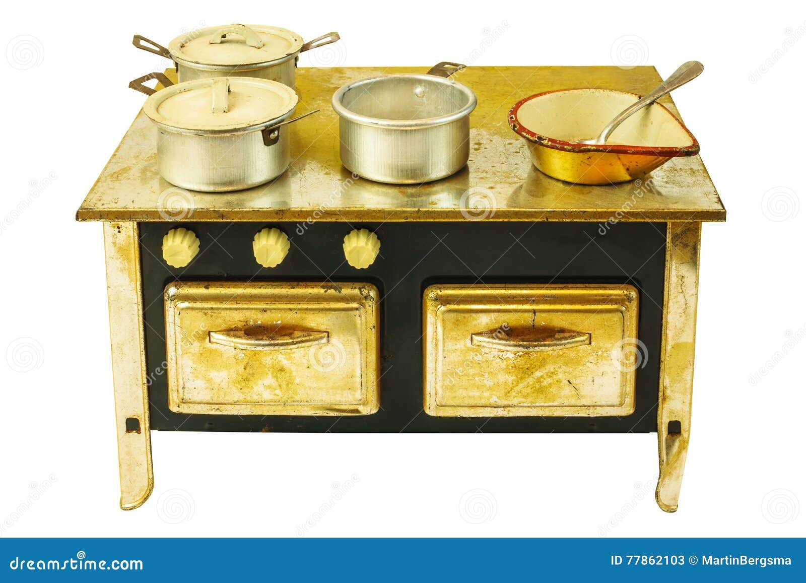 Estufa De Cocinar De La Casa De Muñecas Retra Aislada En Blanco Imagen de archivo - Imagen de cocinar, aislada: 77862103