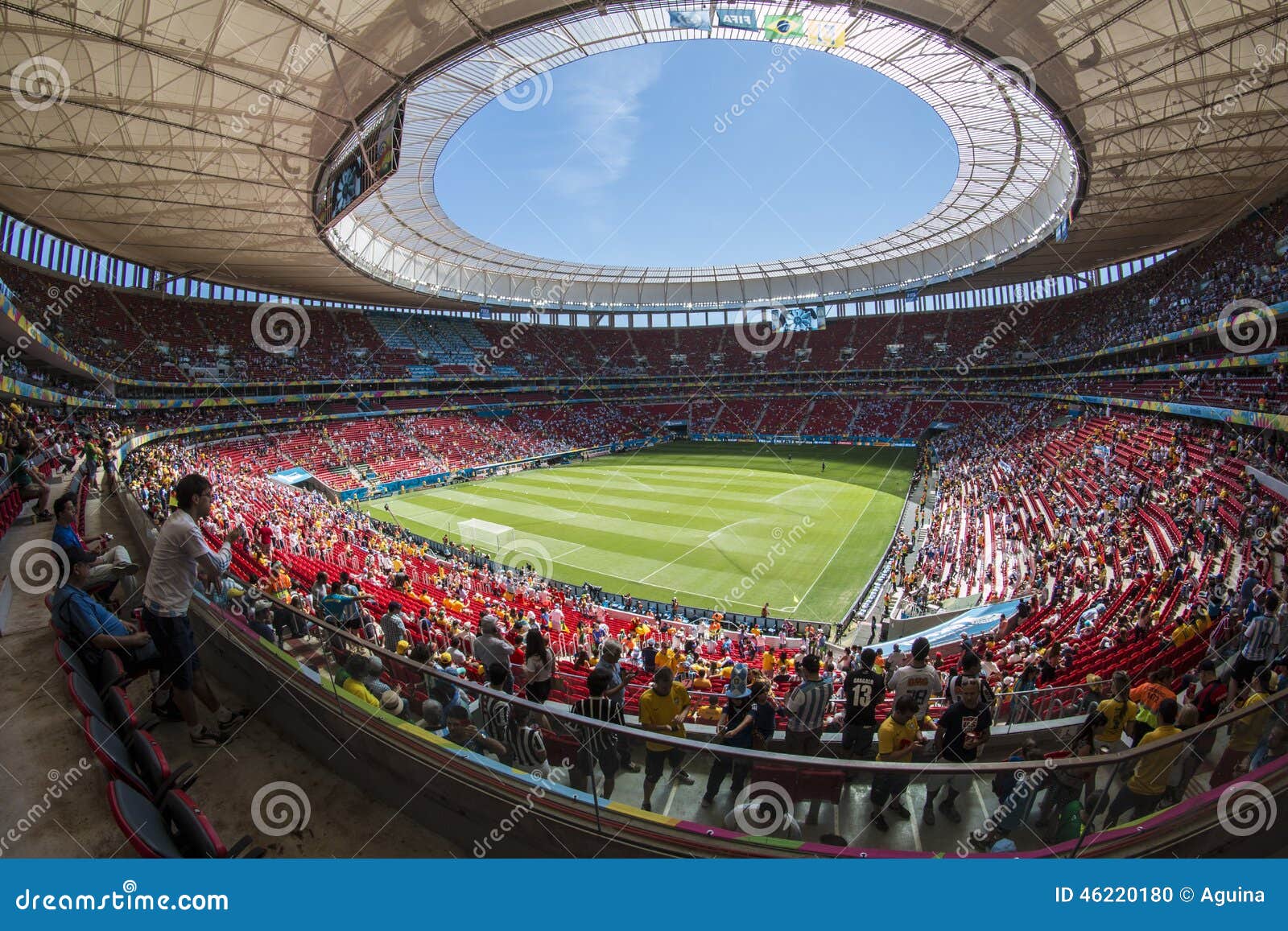 Estádio de ManÃ© Garrincha - BrasÃlia/DF - Brasil - campeonato do mundo 2014 - quartos de final - Bélgica de Argentina 1 x 0