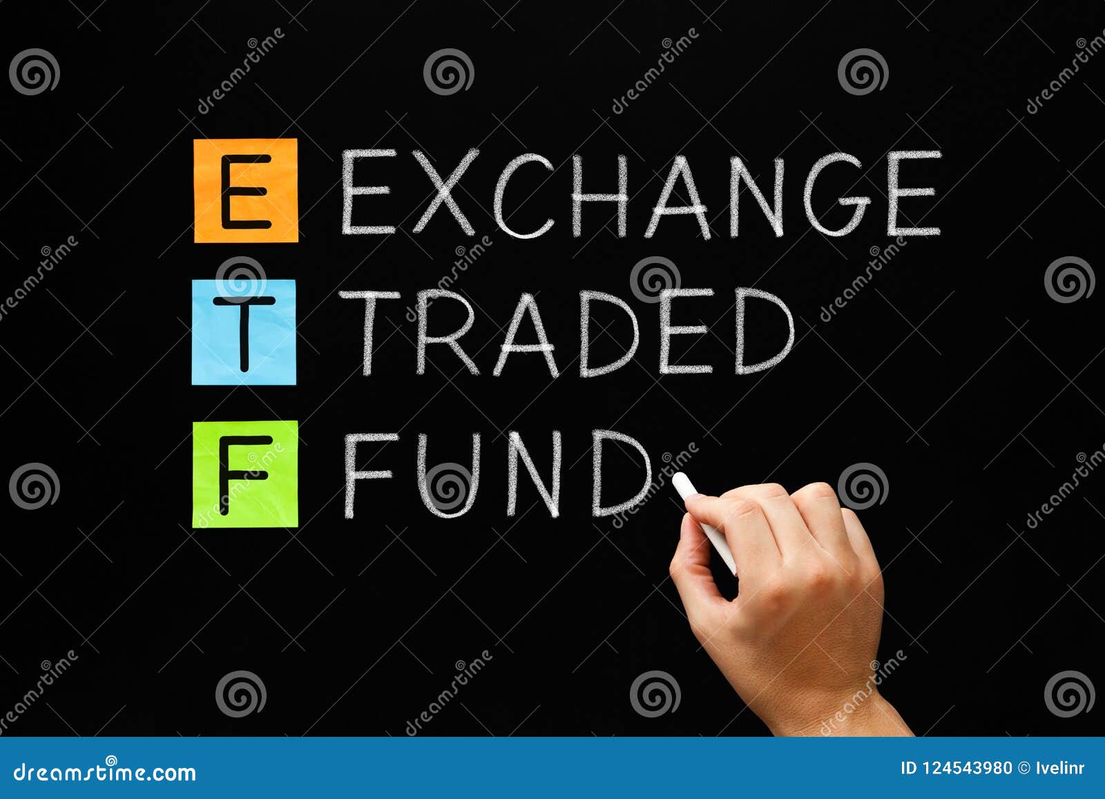 etf - exchange traded fund concept