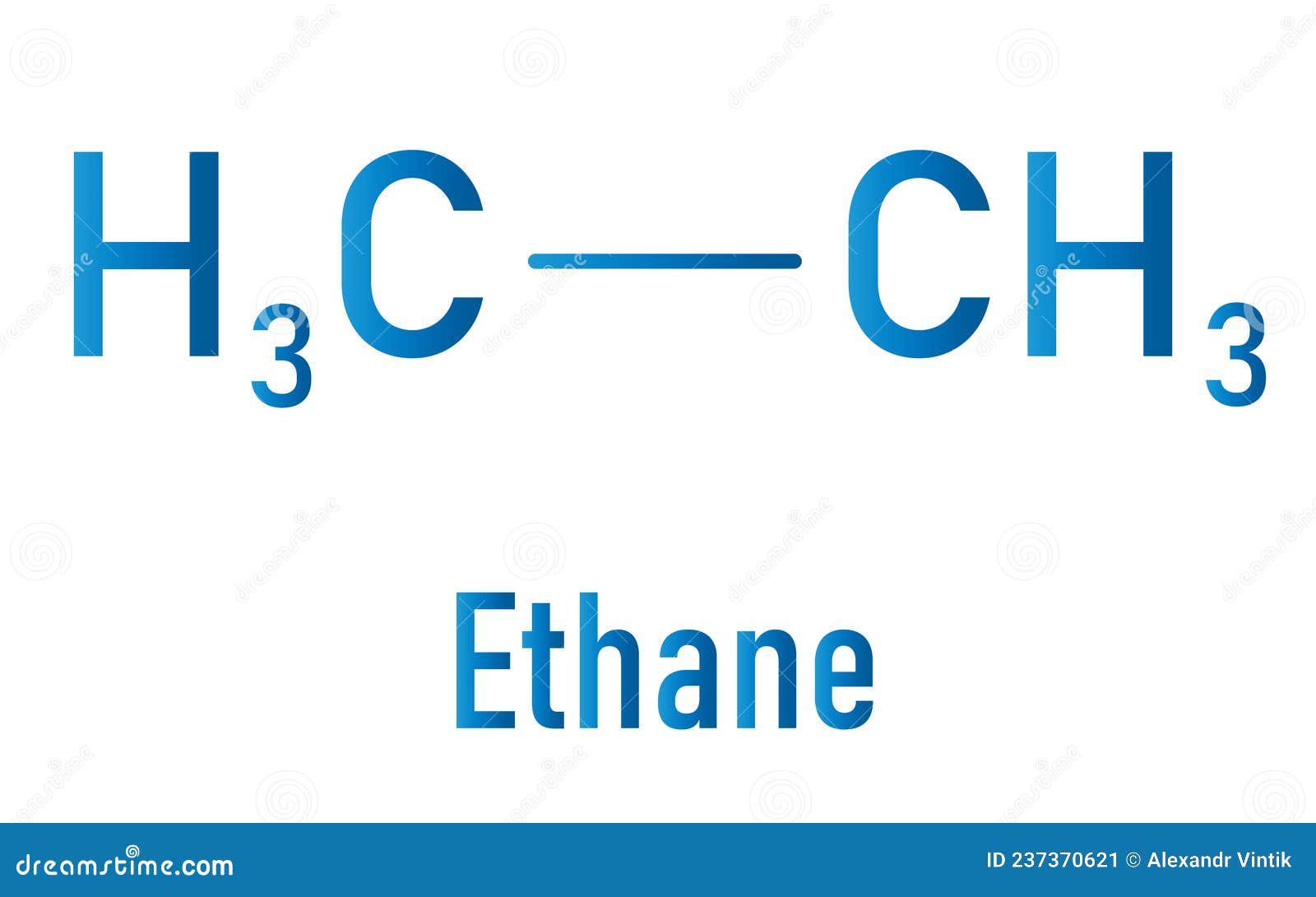 Ethane Skeletal Structure