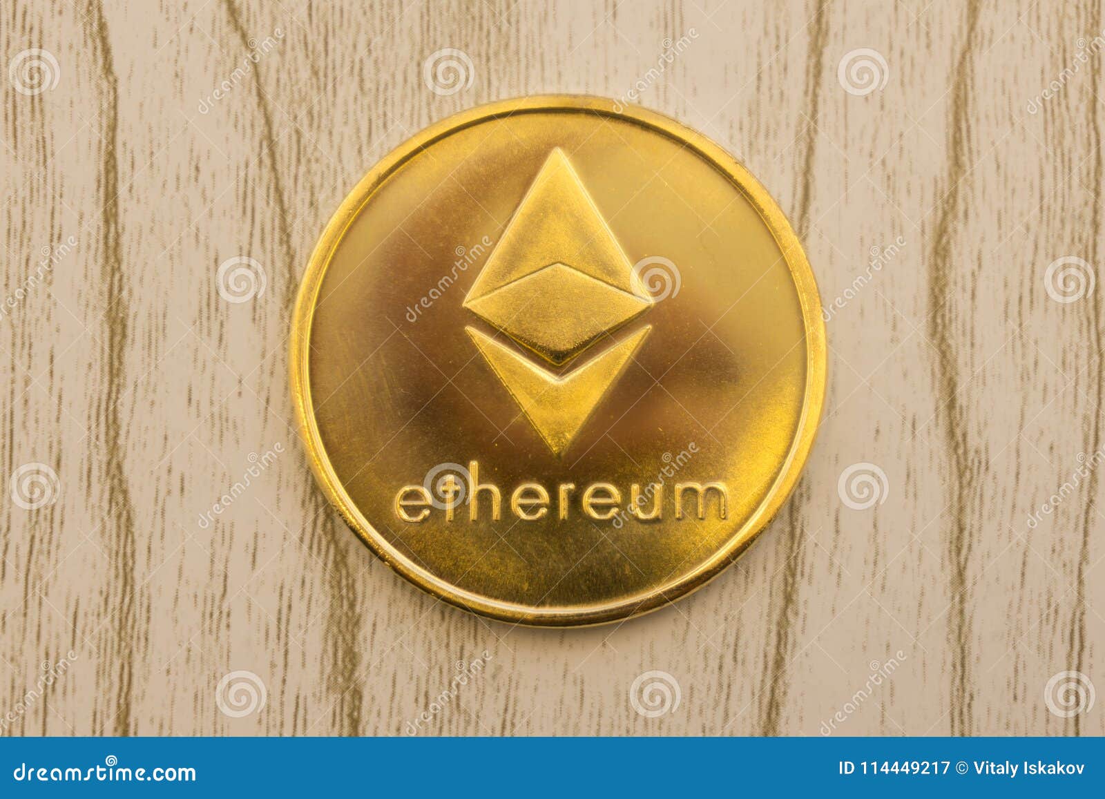 Ethereum Coin On Exchange Charts . Stock Image - Image of ...