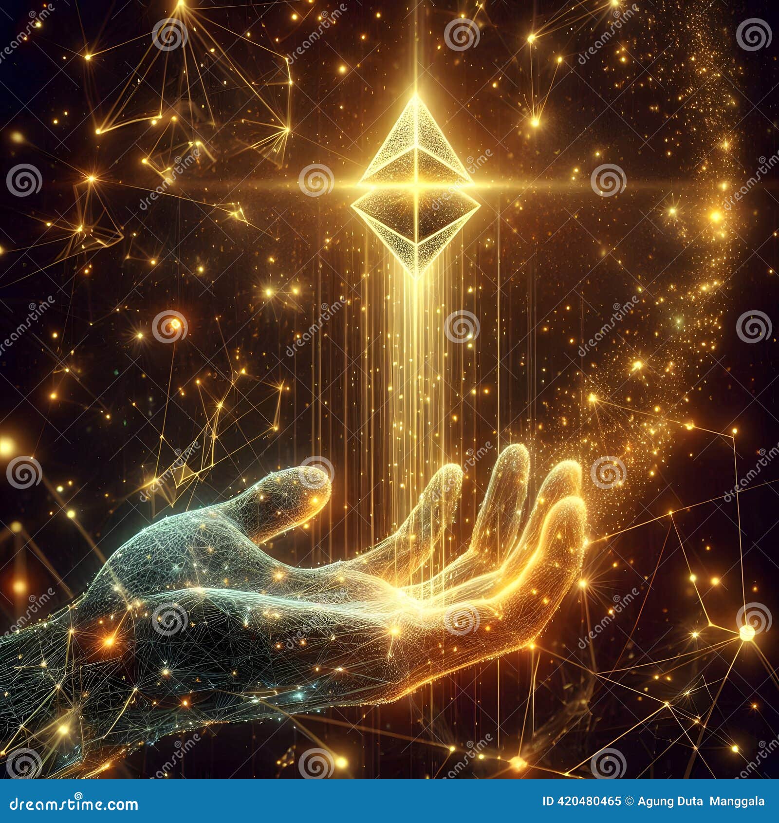 Glowing Ethereum Symbol Futuristic Digital Network Stock Photos - Free &  Royalty-Free Stock Photos from Dreamstime