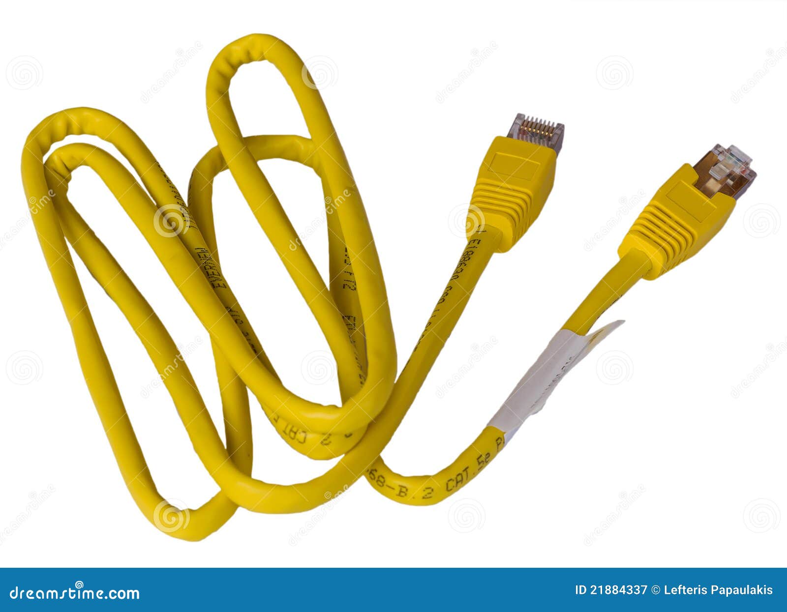 Ethernet cable stock image. Image of plug, router, category - 21884337