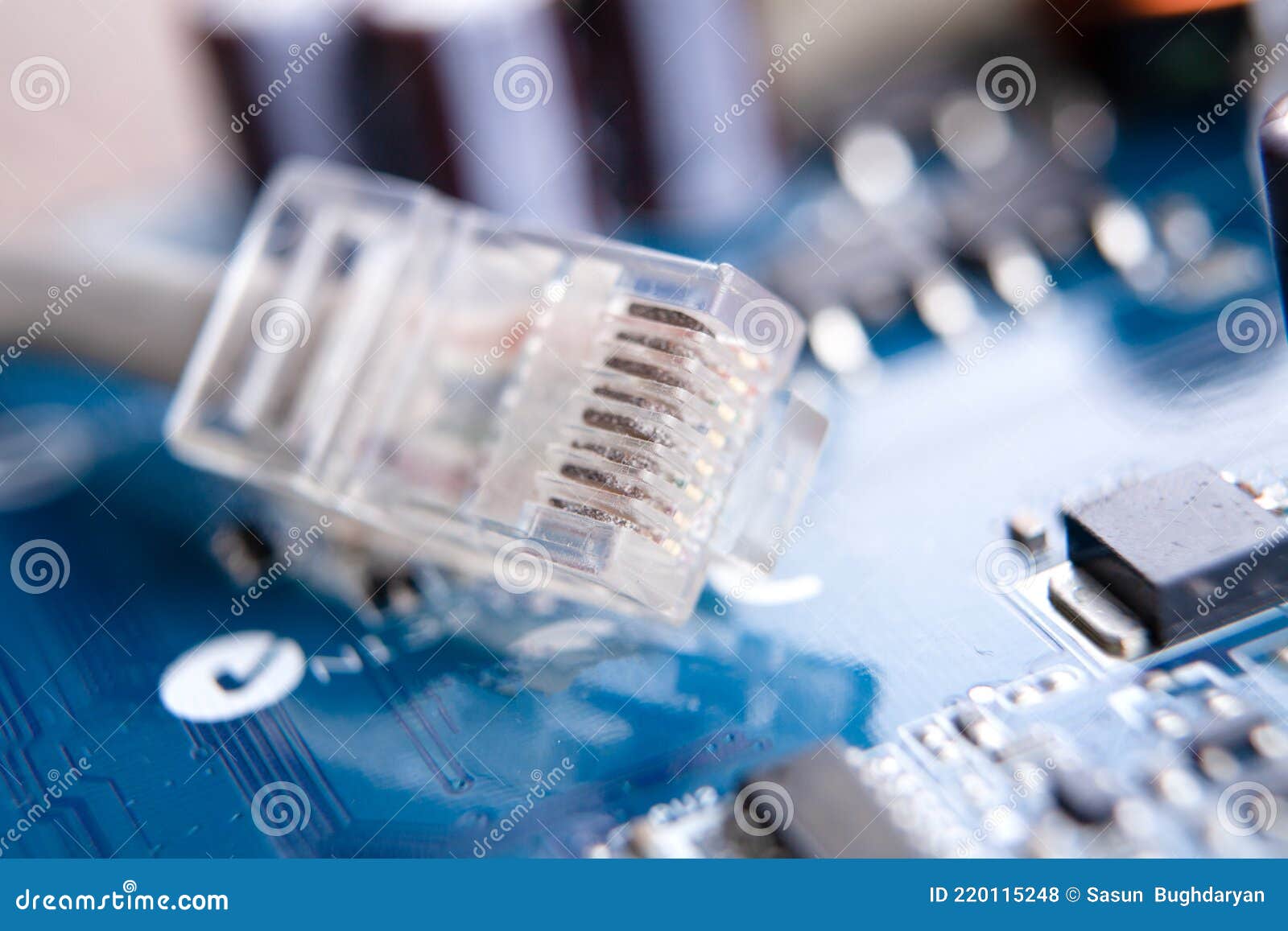 Cable Lan Wire Data Connection Stock Photo Image of