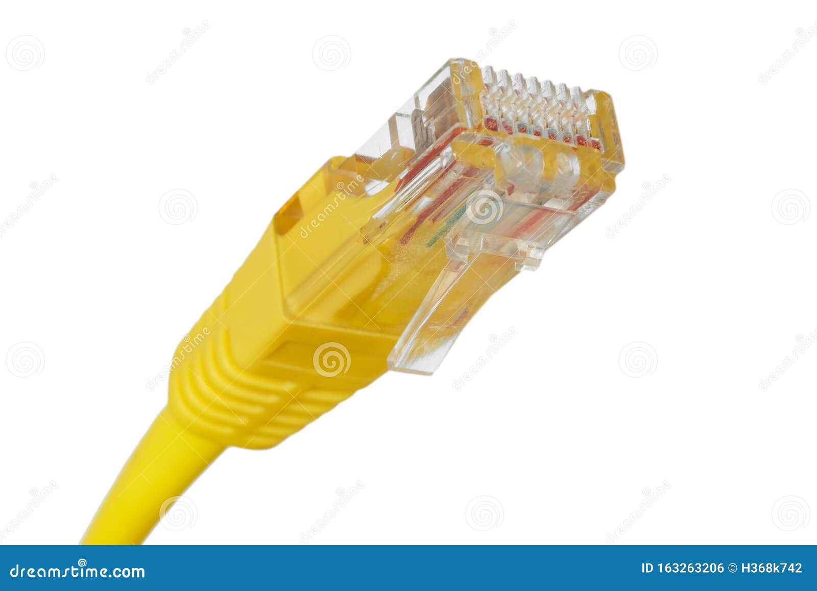 Cable Lan Wire Data Connection. Digital Communication