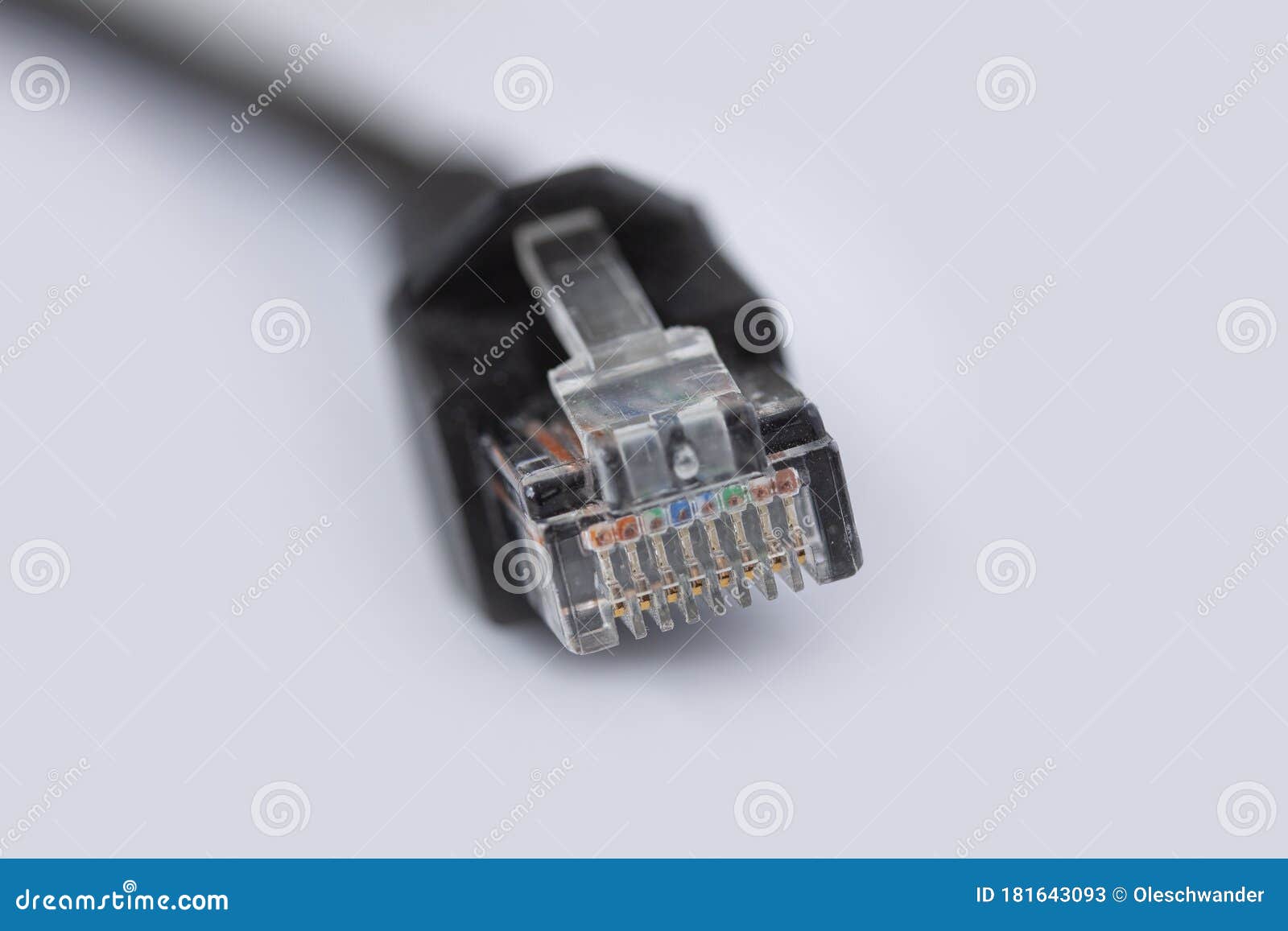 Cable Plug Connector. Network Connection,