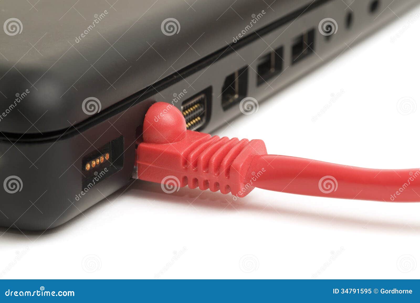 Connection To Laptop Stock Image Image of port, electric