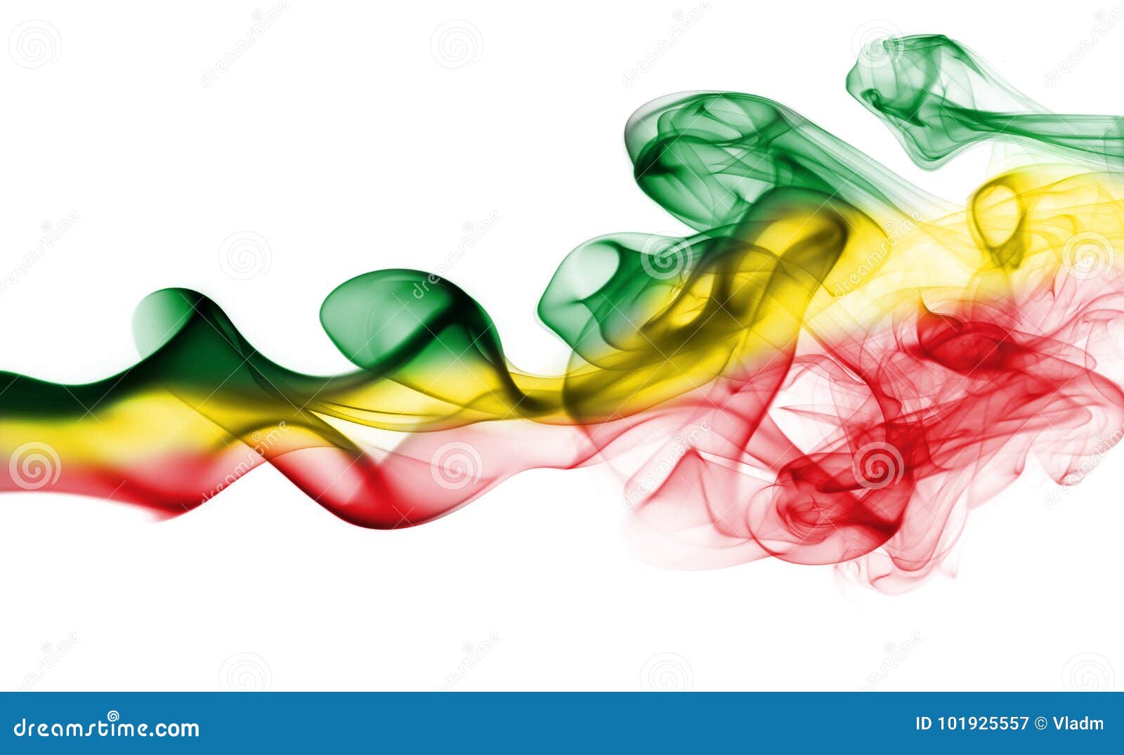 ethiopia rasta national smoke flag