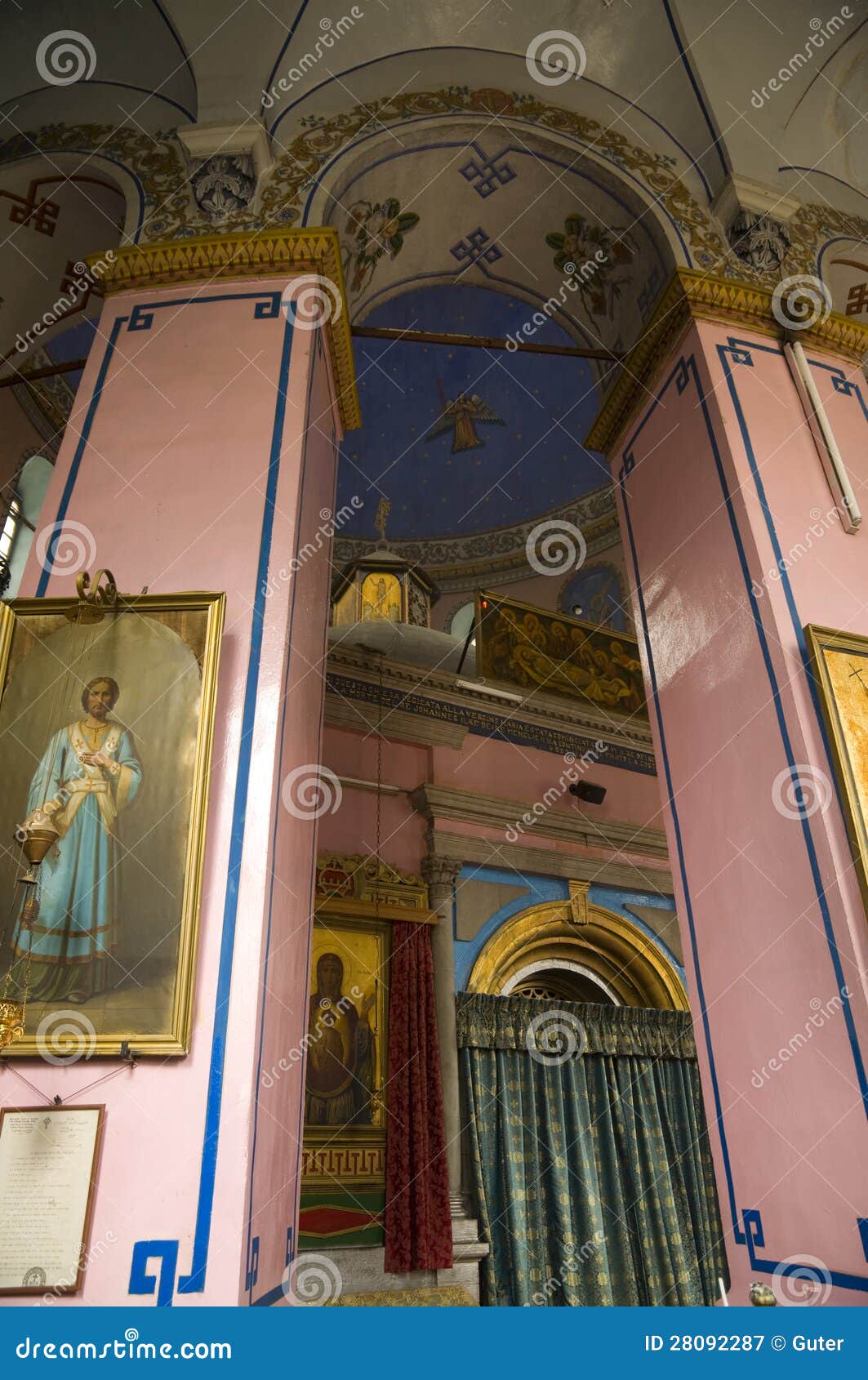 Ethiopian Church  Jerusalem Stock Image Image of ceiling 