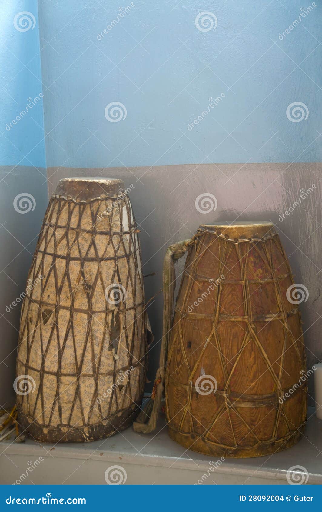 Ethiopian Traditional Drums Stock Photo Image of musical, animal