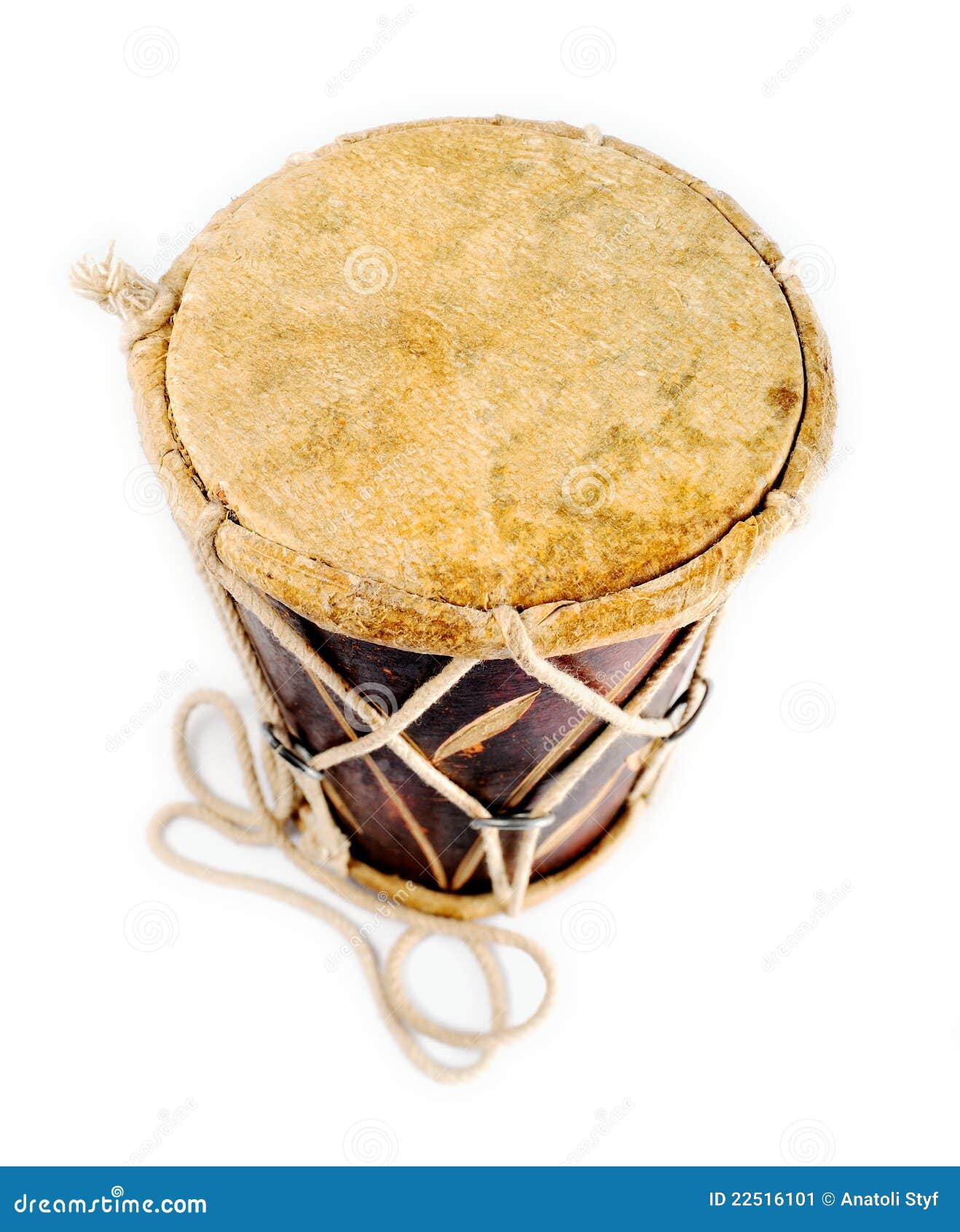 Ethnic Drum stock image. Image of brown, small, indigenous 22516101
