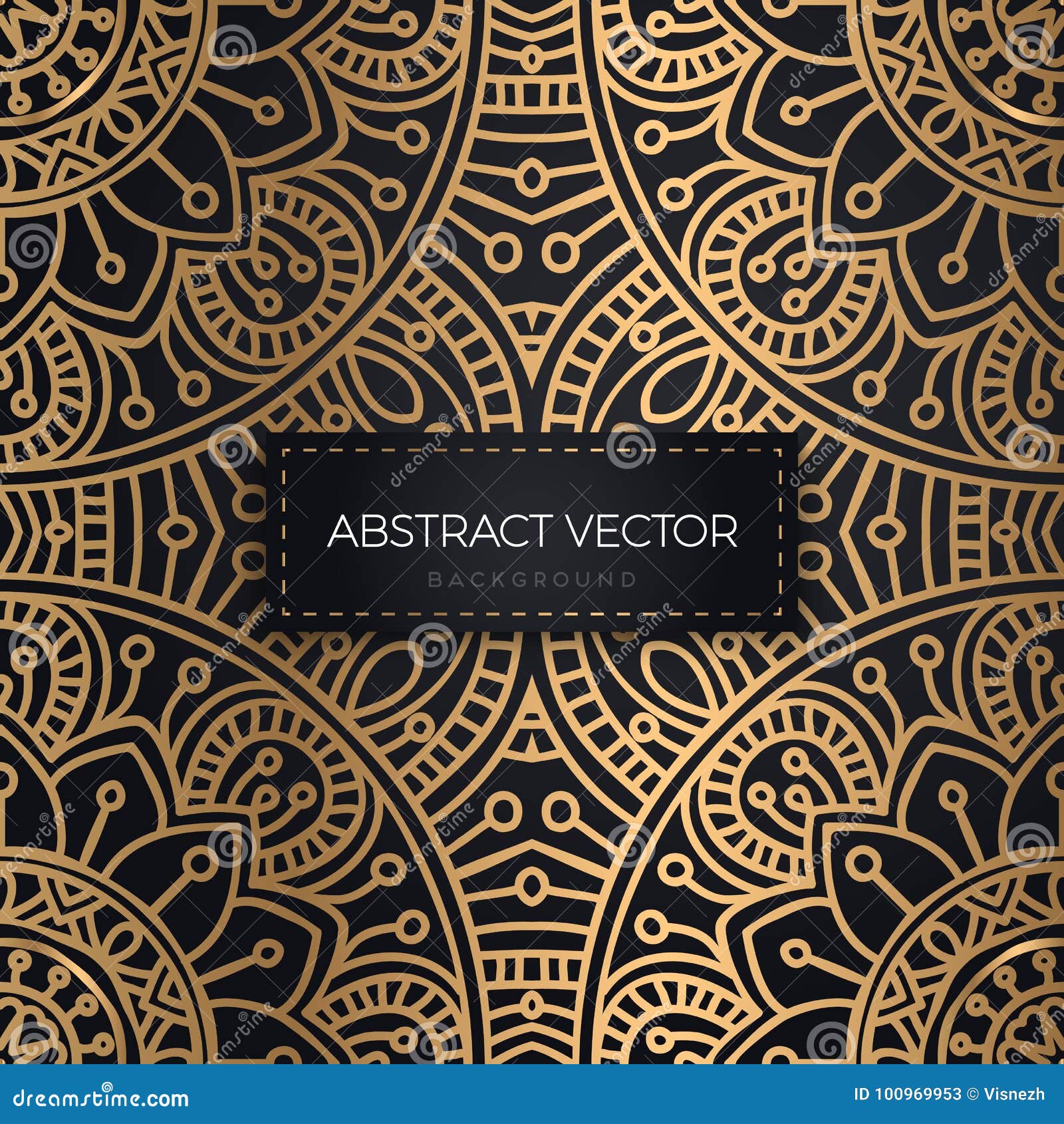 Ethnic Floral Seamless Pattern With Mandalas Stock Vector Illustration Of Batik Gift 100969953