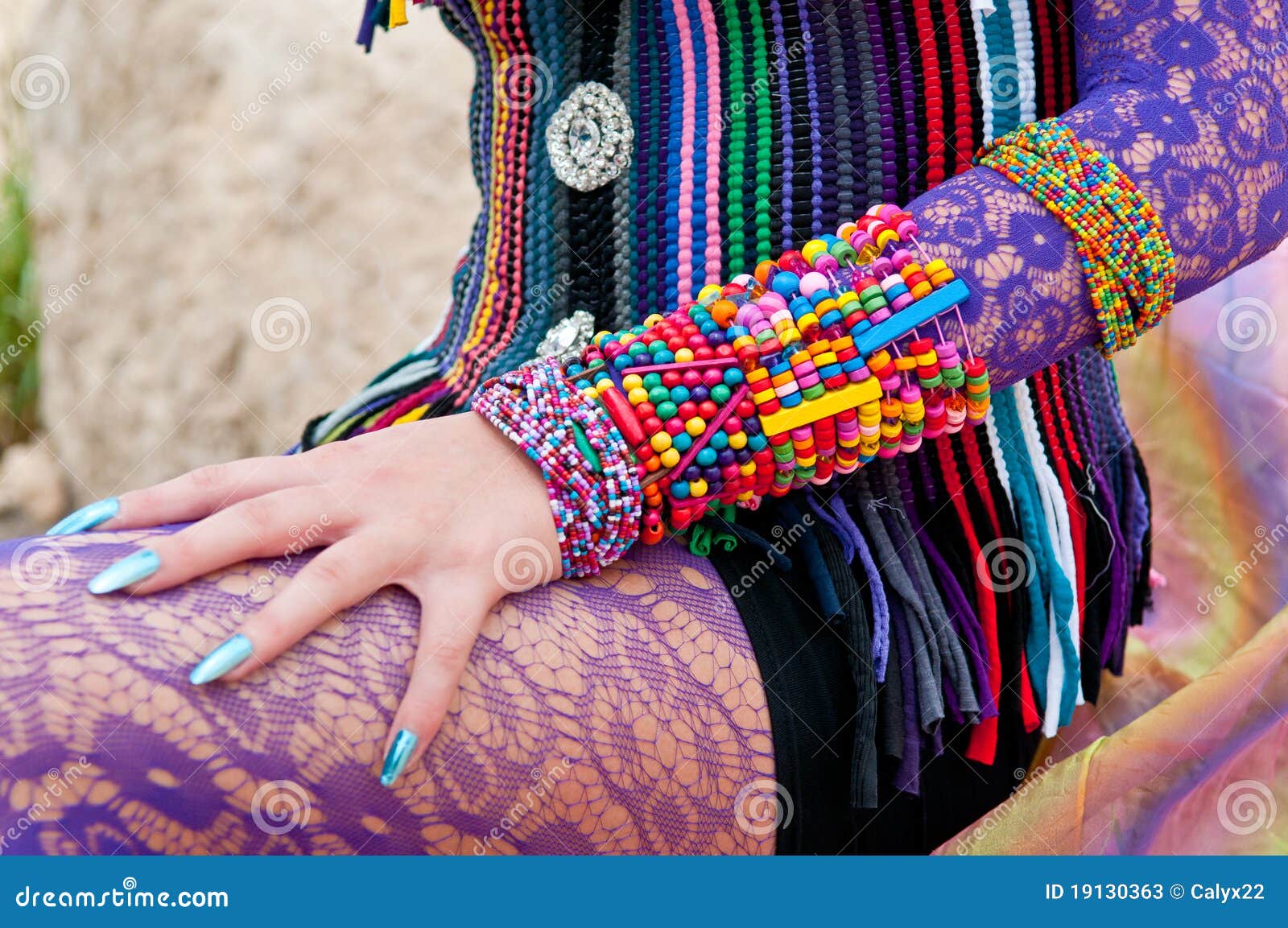 Ethnic Outfit and Accessories Stock Image Image of handmade, strung