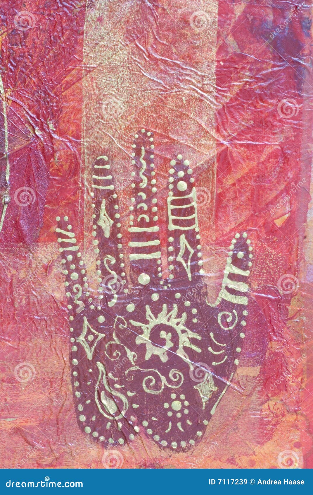 Ethnic painting stock illustration. Illustration of painting 7117239