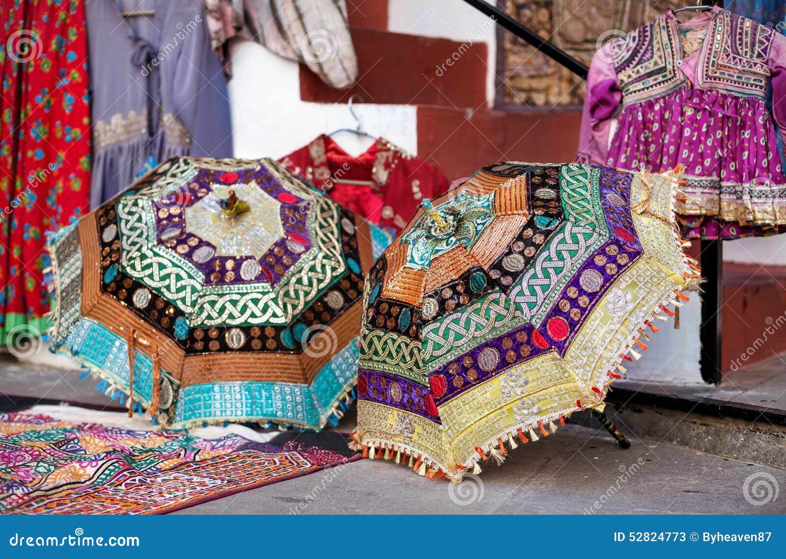 Ethnic Rajasthan umbrella stock image Image of gift 