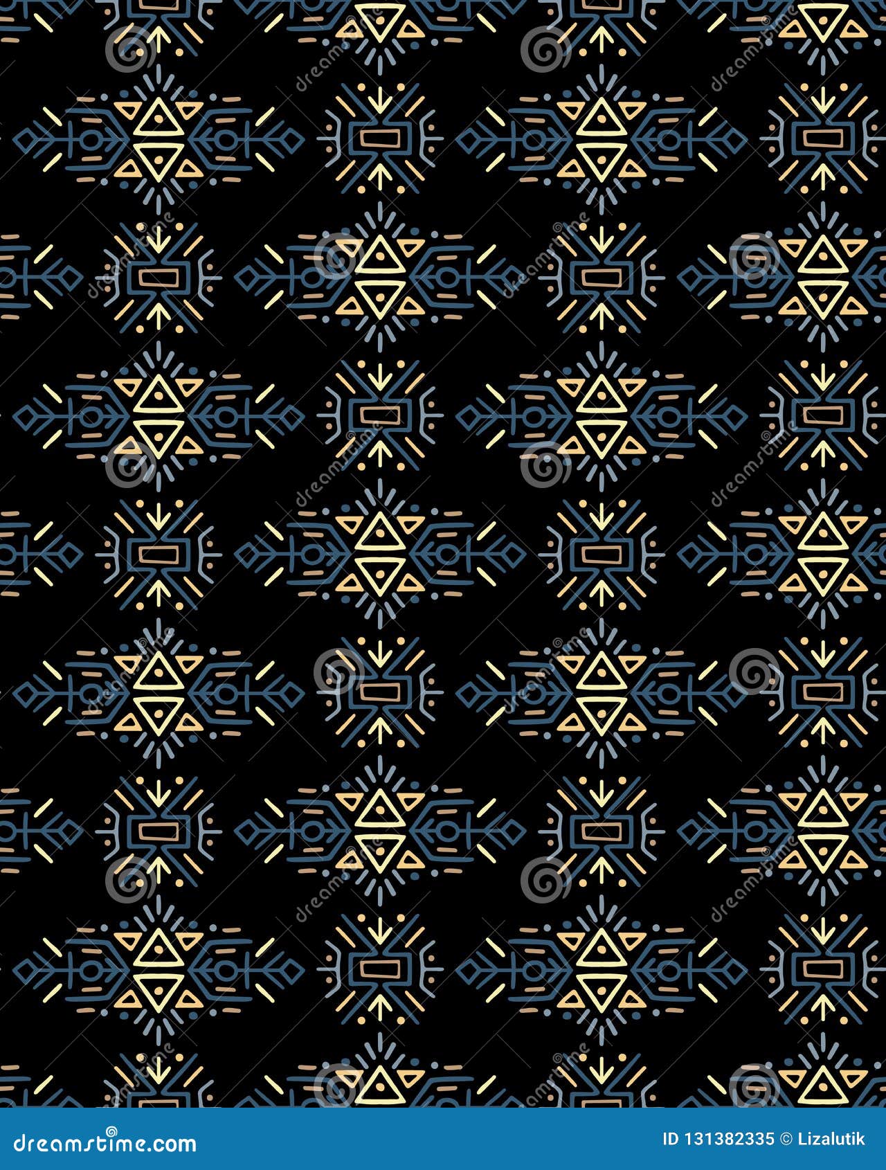 ethnic style  seamless pattern