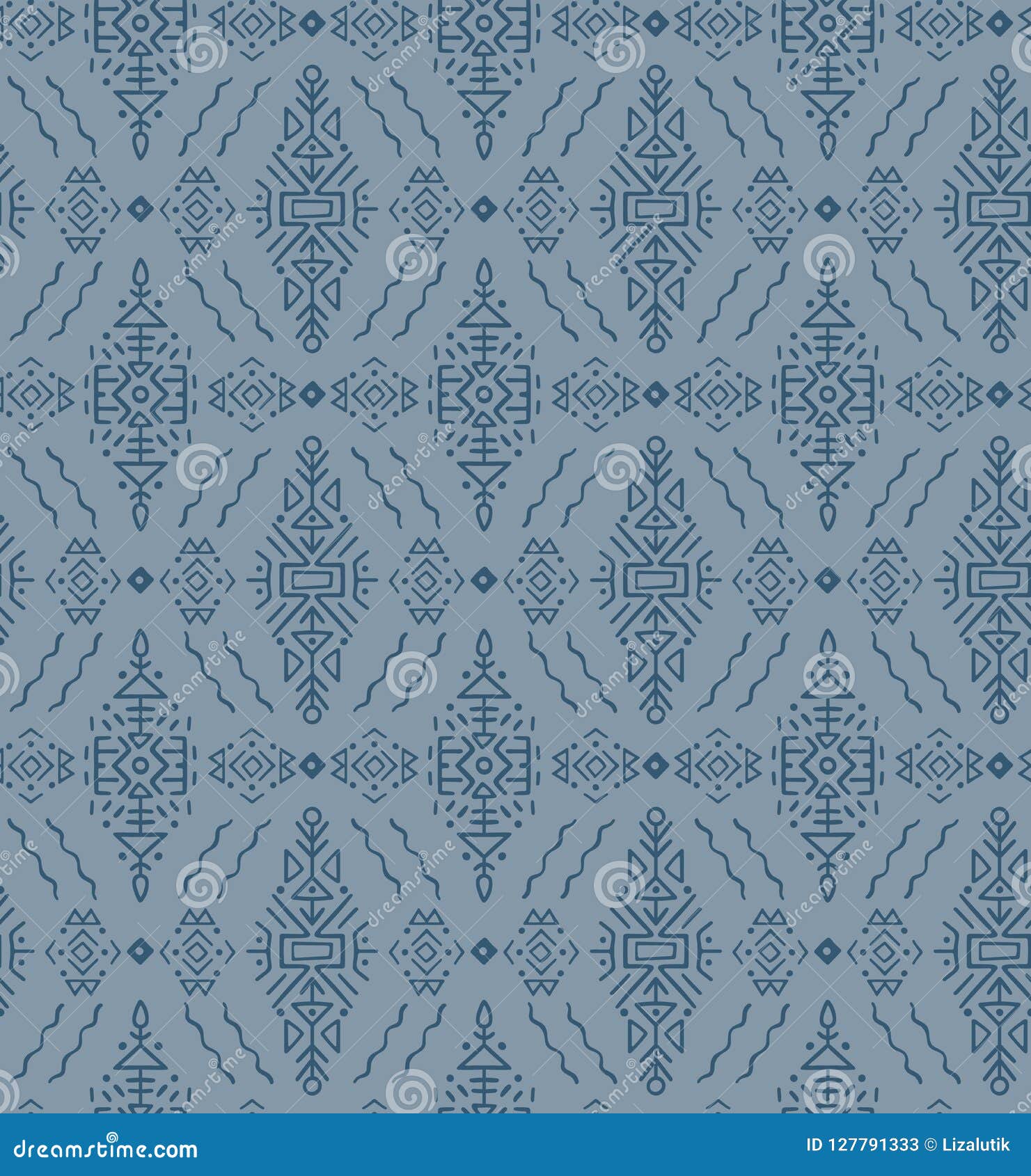 ethnic style  seamless pattern