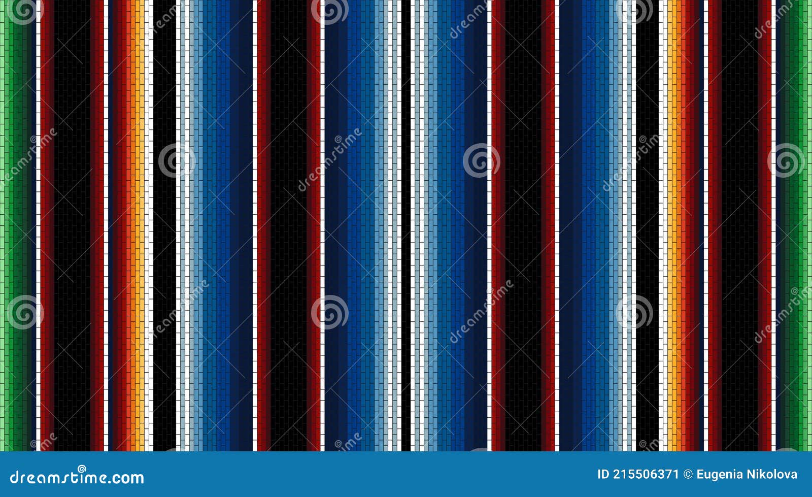 ethnic textile background. mexican stripe seamless pattern. serape mexican blanket. ornament for cinco de mayo decor.