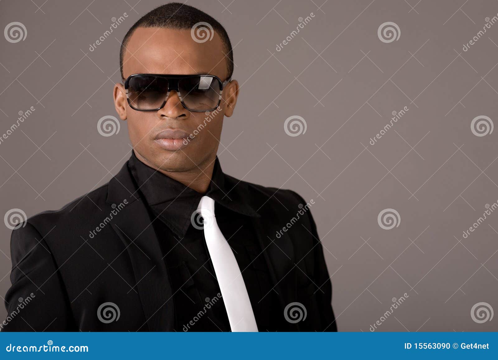 Ethnic Young Business Man Wearing Sunglasses Stock Photo - Image