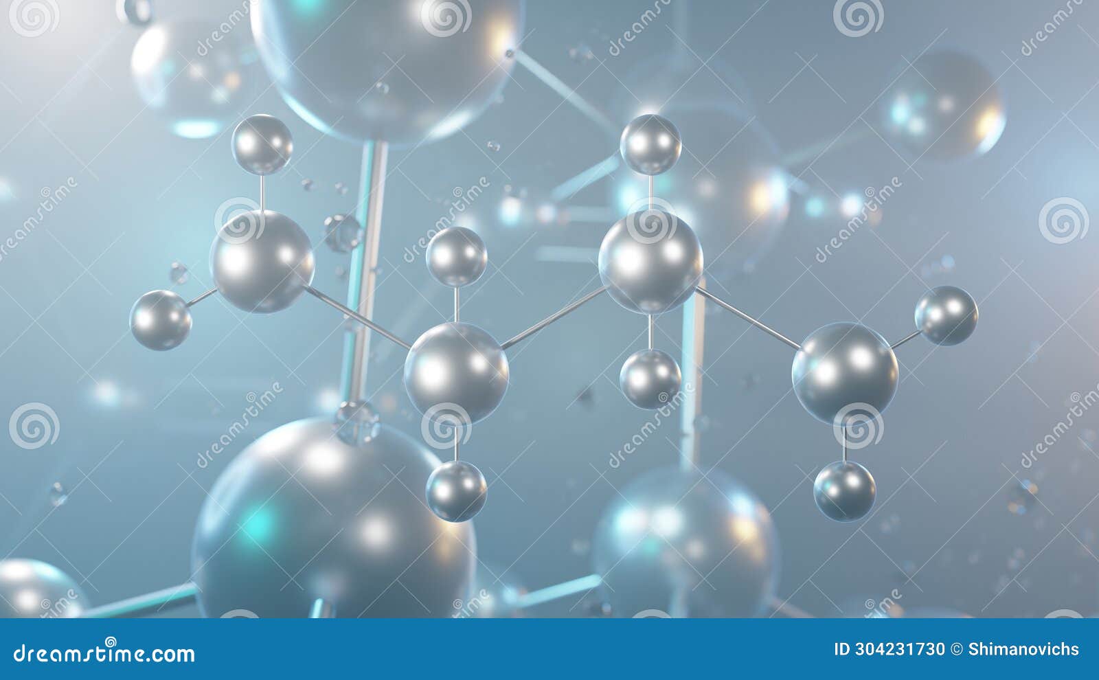 Ethylenediamine molecular structure 3d model molecule edamine