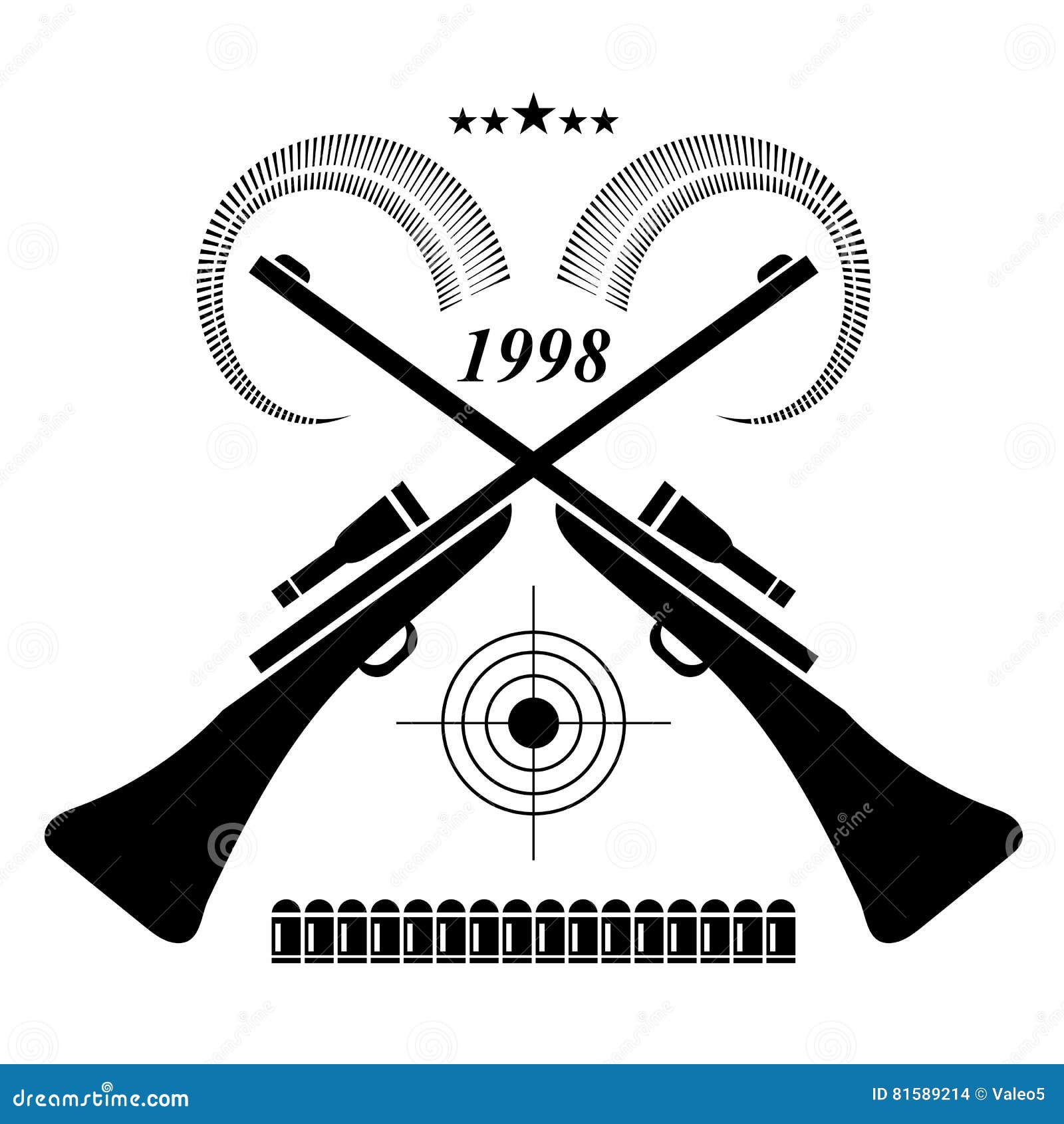 Etiqueta De La Caza Del Vintage, Logotipo De La Insignia Club De Los  Cazadores Stock de ilustración - Ilustración de apuntar, silueta: 81589214