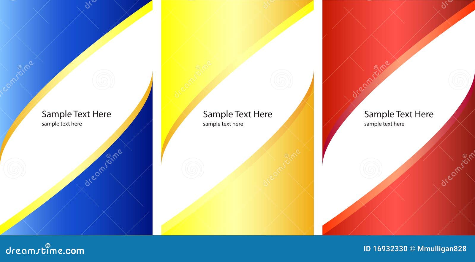 Etiquetas ou bandeiras ilustração do vetor. Ilustração de folheto