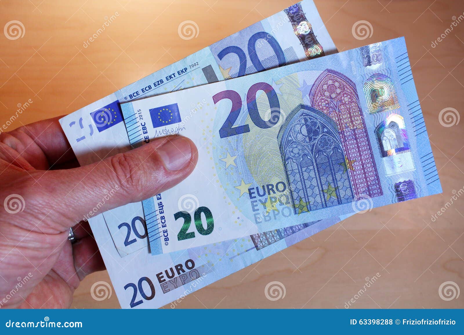 Euro Banknote New Design Stock Photo Image Of Central Currency 6339